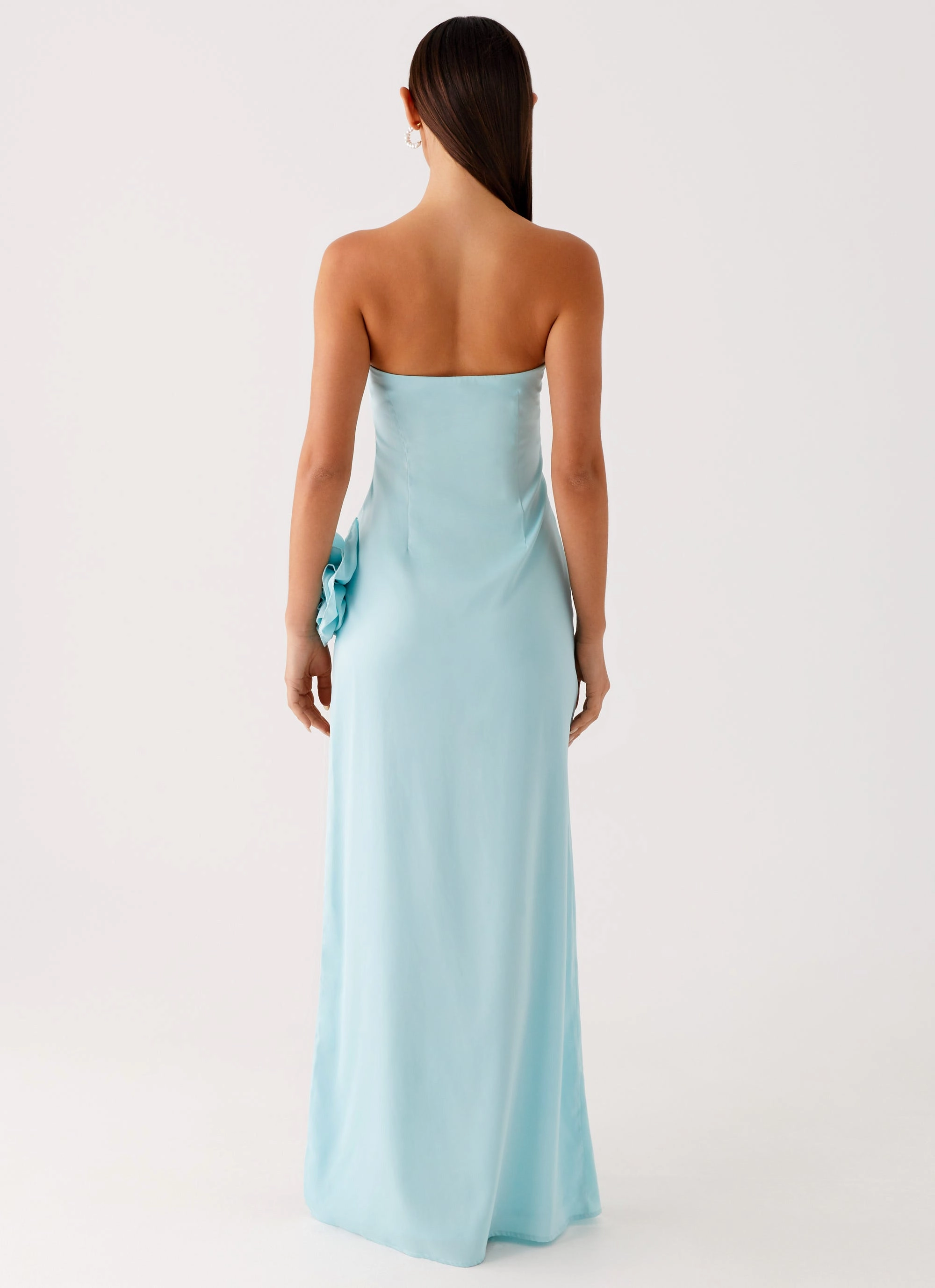 Seasonal piece Fenway Strapless Maxi Dress - Mint