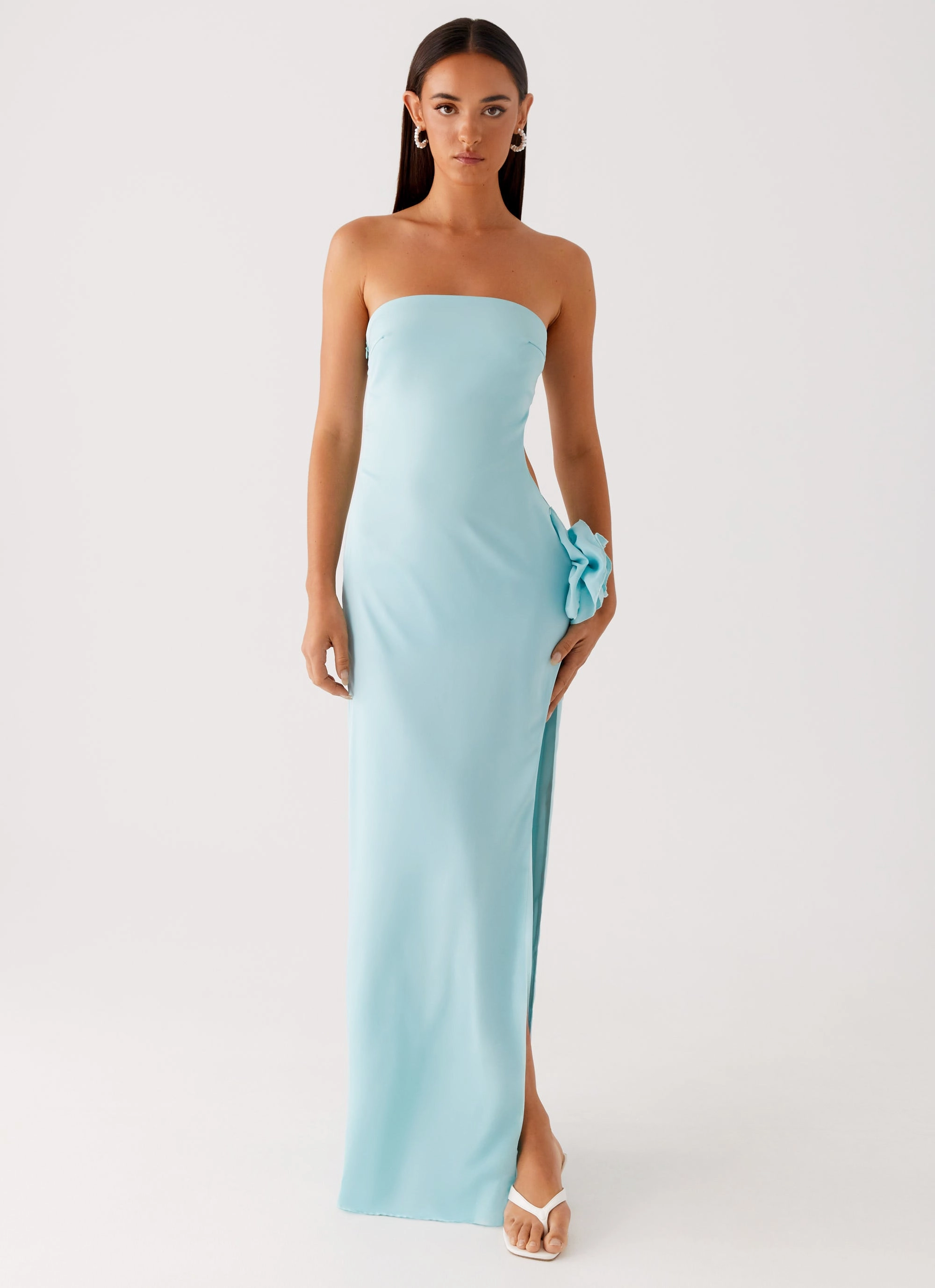 Cool Finish Fenway Strapless Maxi Dress - Mint