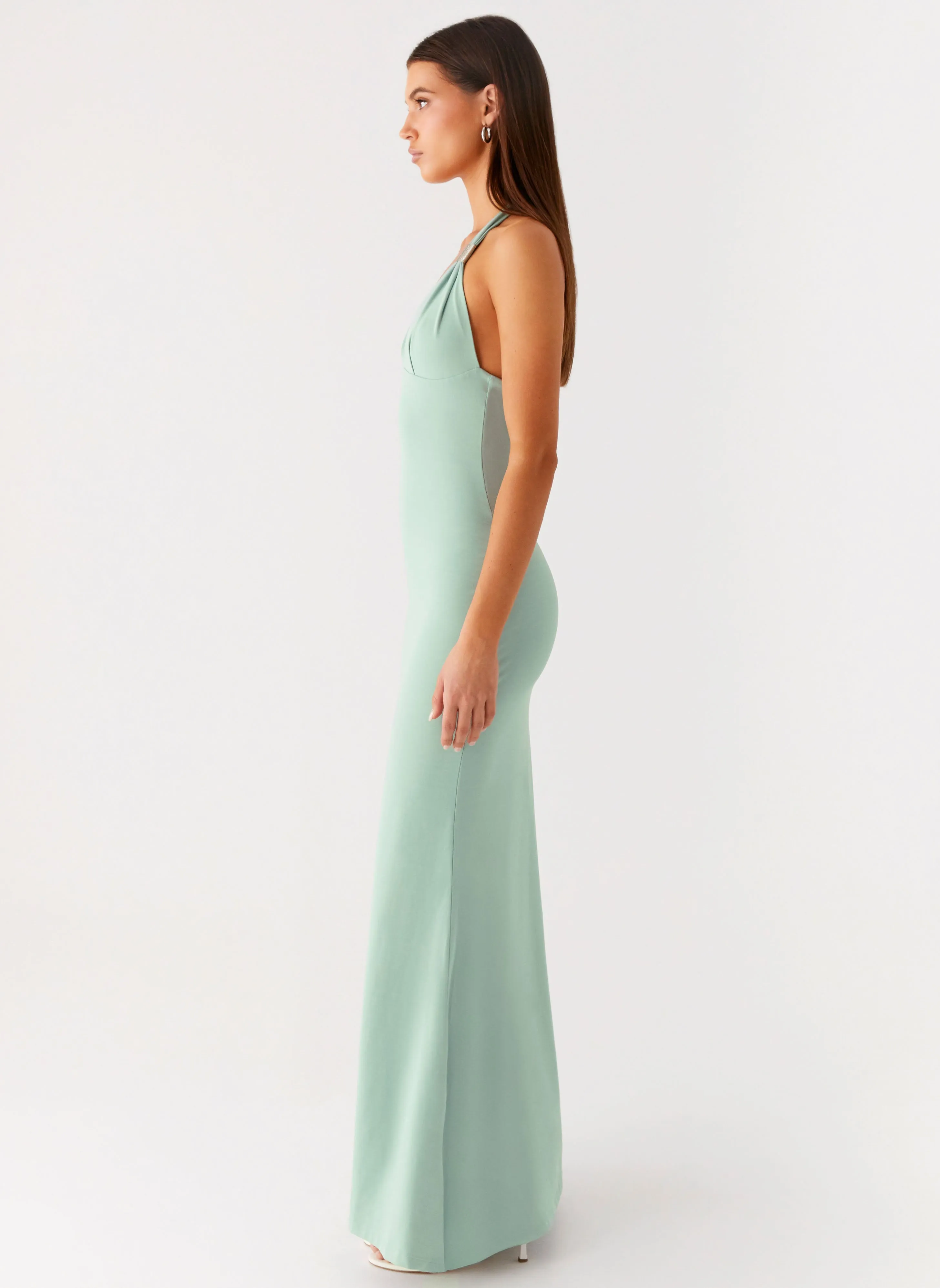 Multipurpose Utility Fern Valley Maxi Dress - Sage