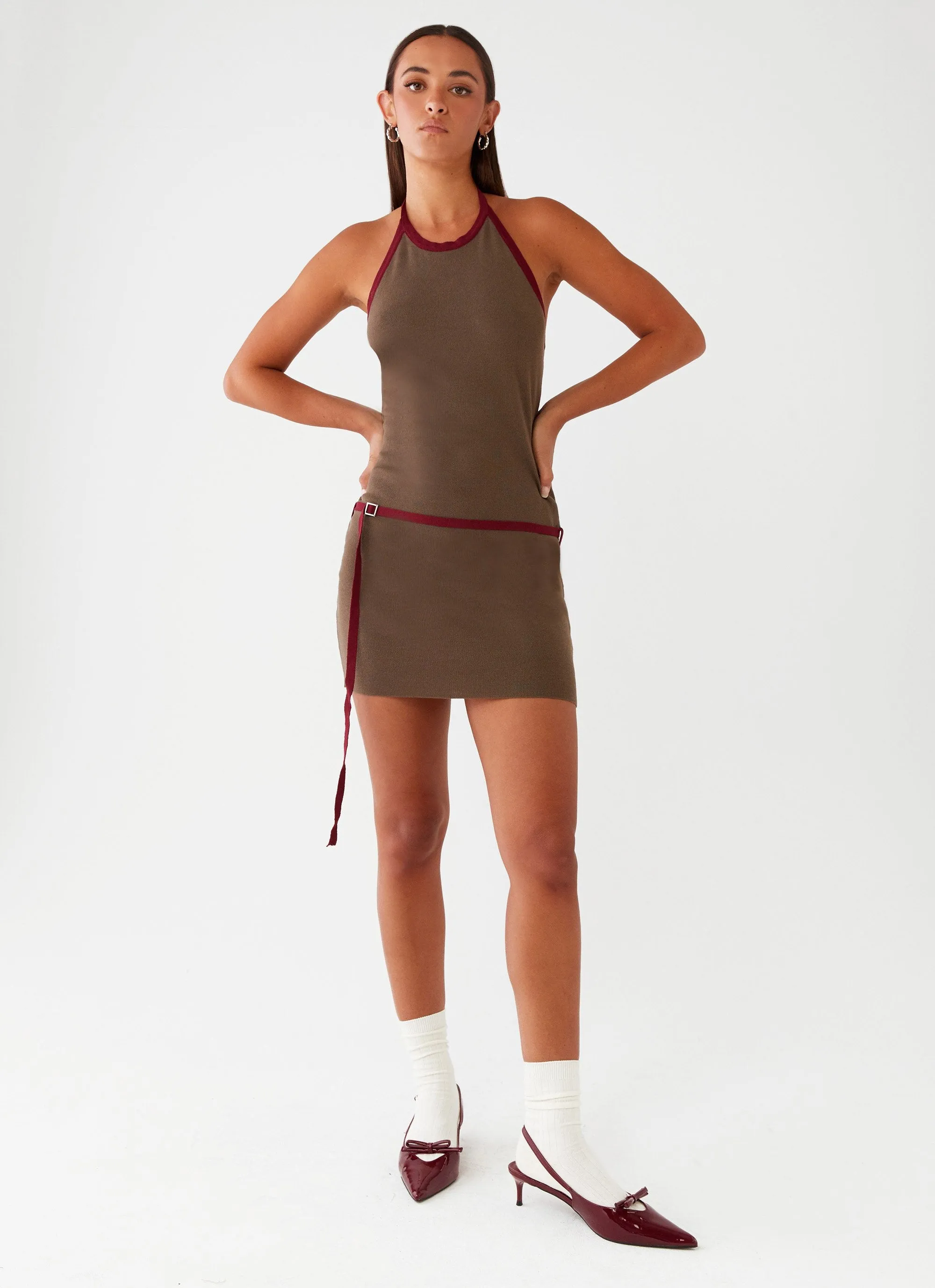 hypoallergenic Ferne Mini Dress - Iron Grey