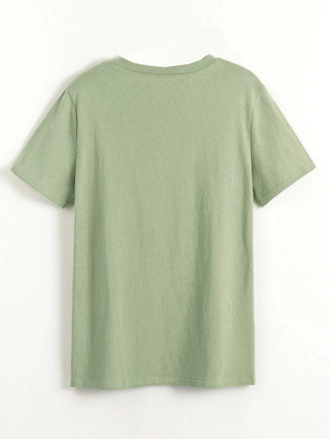 Figure Short Sleeve Round Neck Regular Plus Size T-Shirt