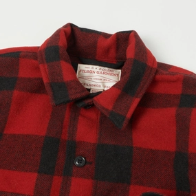 Filson Mackinaw Wool Cruiser Jacket - Red/Black Filson Mackinaw Wool Cruiser Jacket - Red/Black