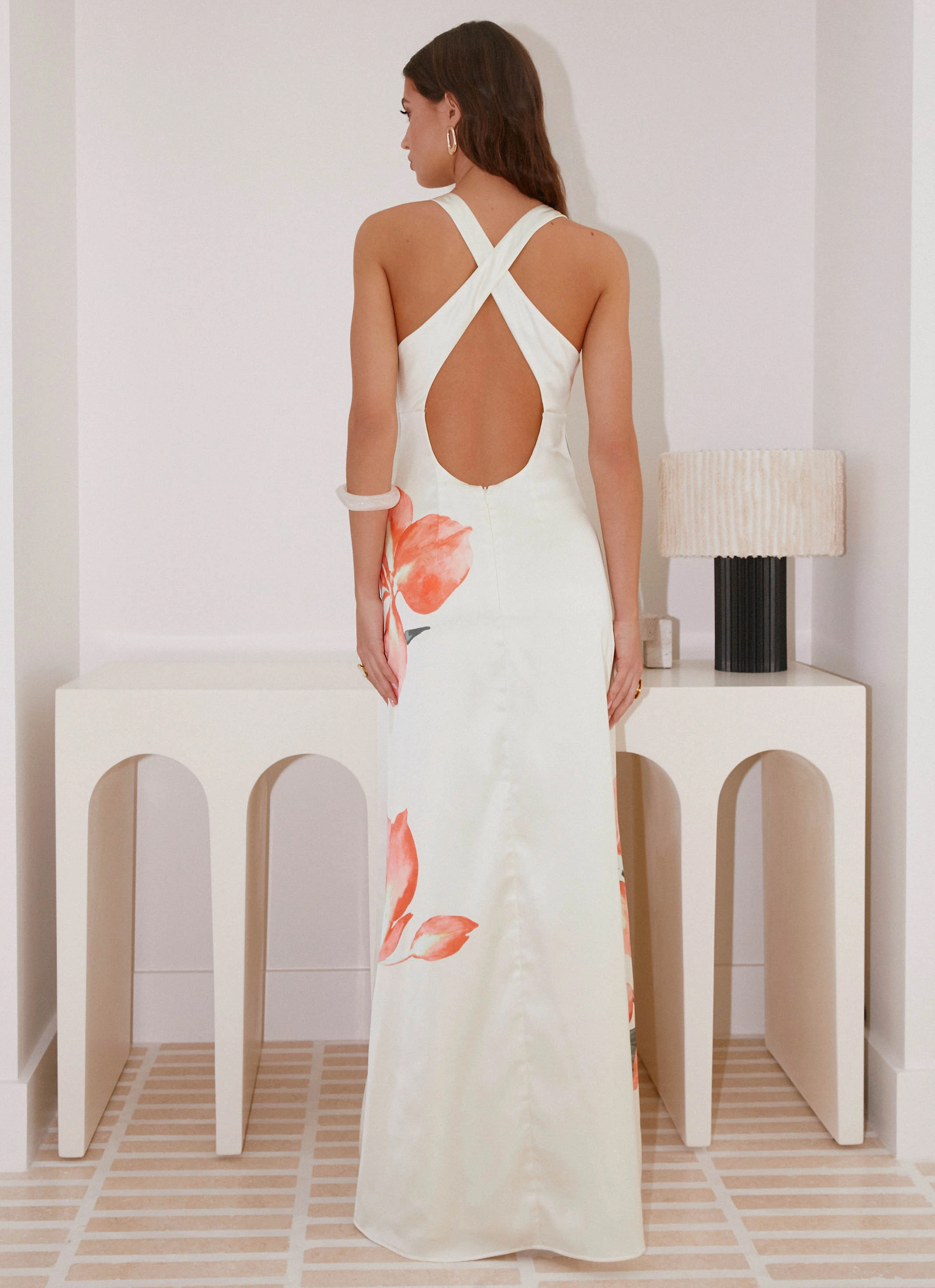 Fiorenza Maxi Dress - Siena Floral Travel-Essential