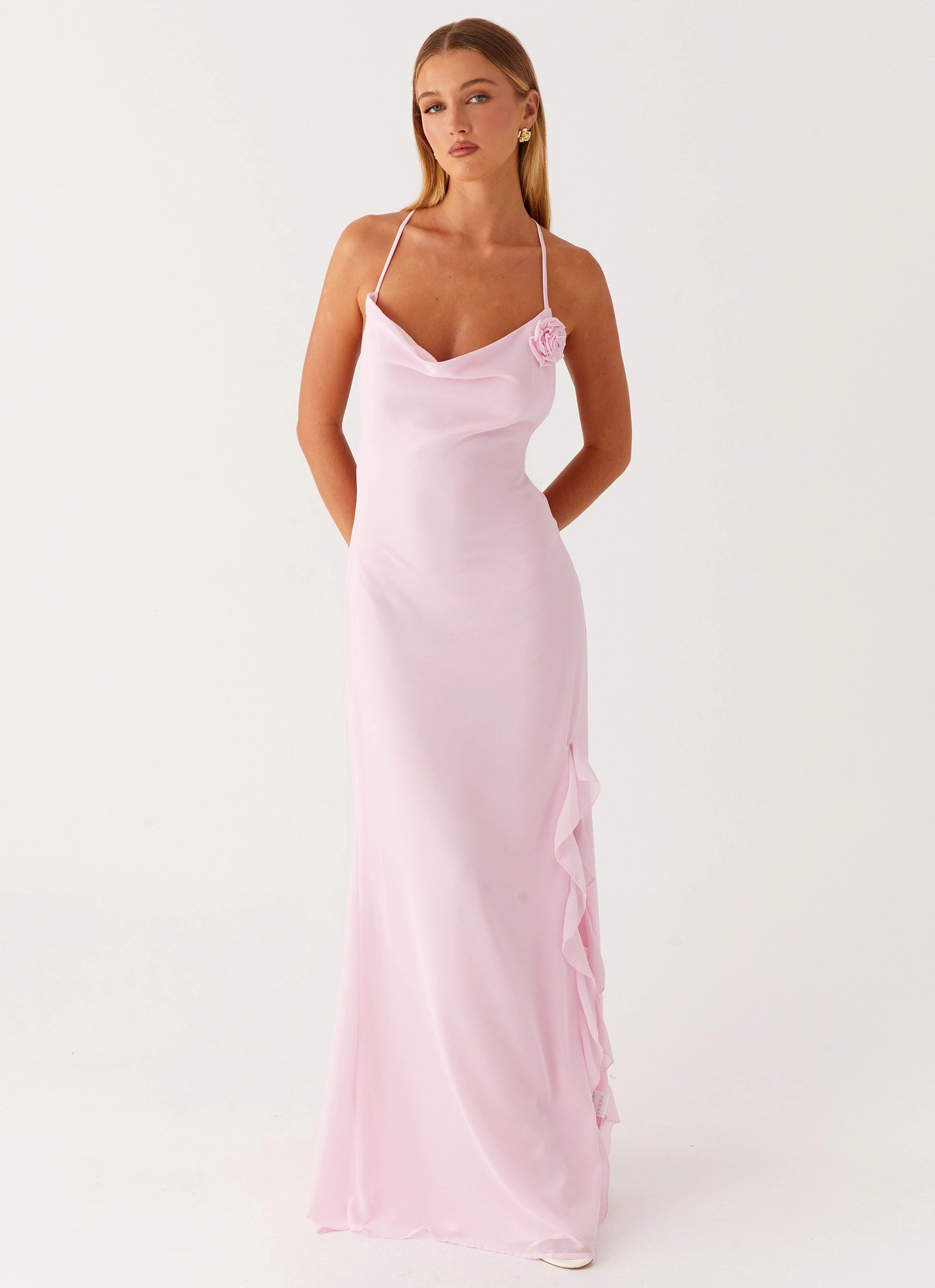 Smooth Layering Comfy Style First Class Maxi Dress - Pink