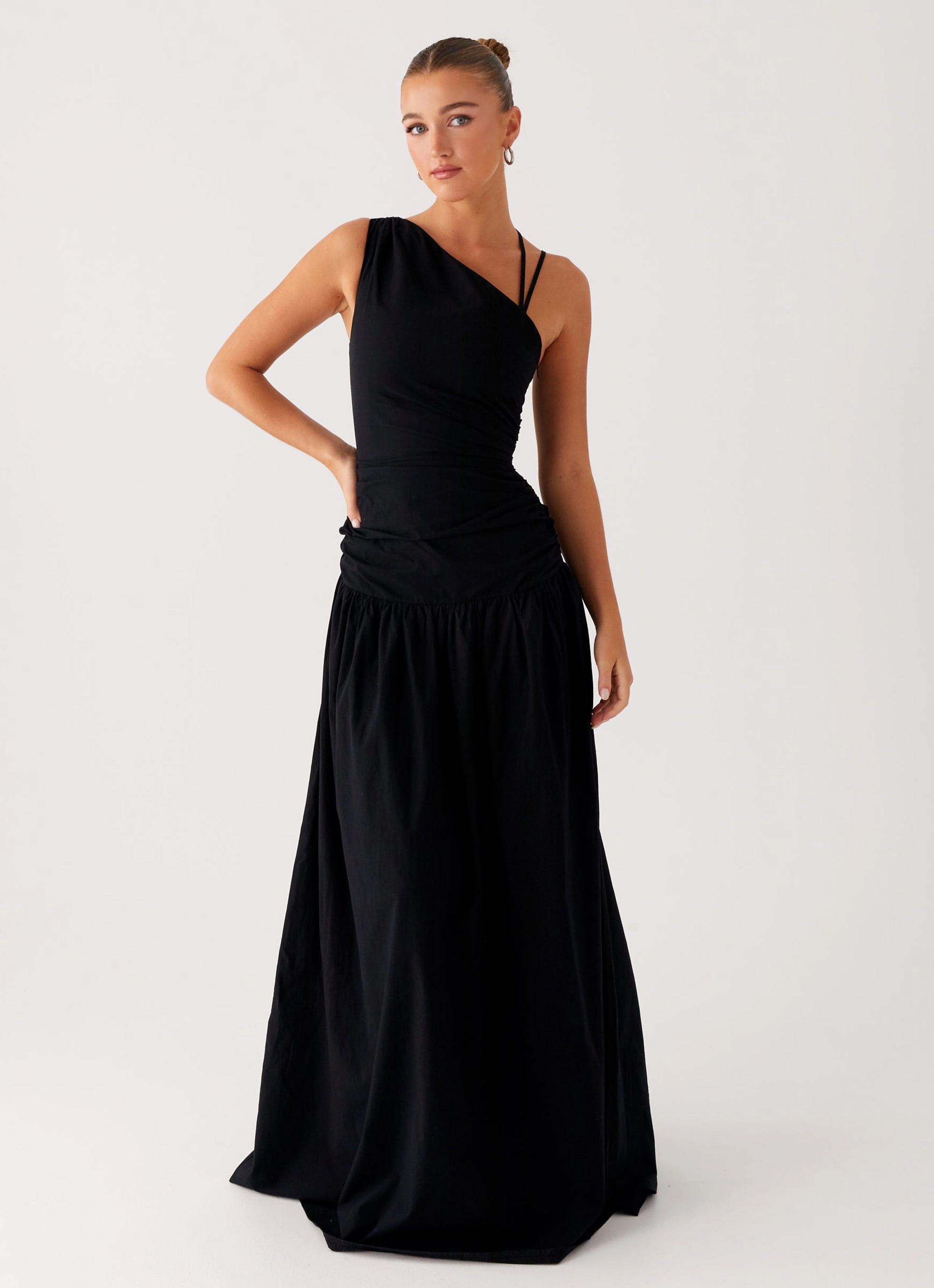 Tasteful Detail Cortez Maxi Dress - Black