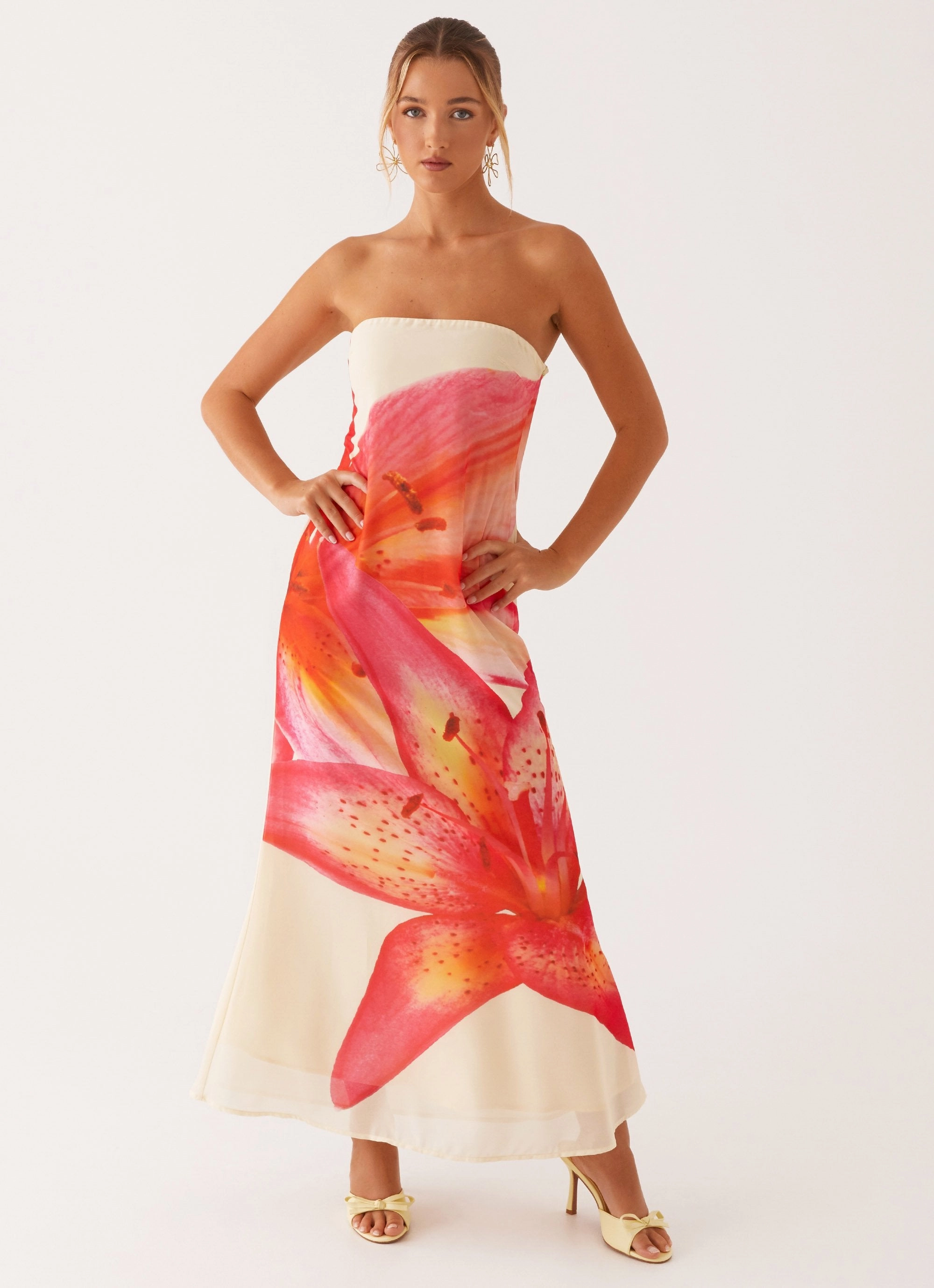 Style Base Weekend Favorite Darcy Maxi Dress - Yellow Floral