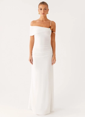 Conquer Maxi Dress - Off White Bold Patterns Fresh Fit