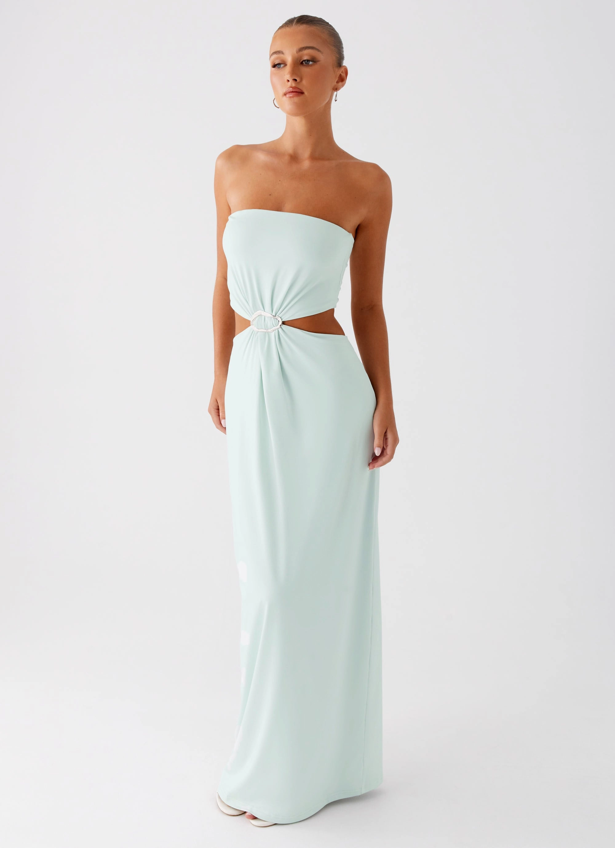 Feminine fit-and-flare silhouette Mayfair Maxi Dress - Mint