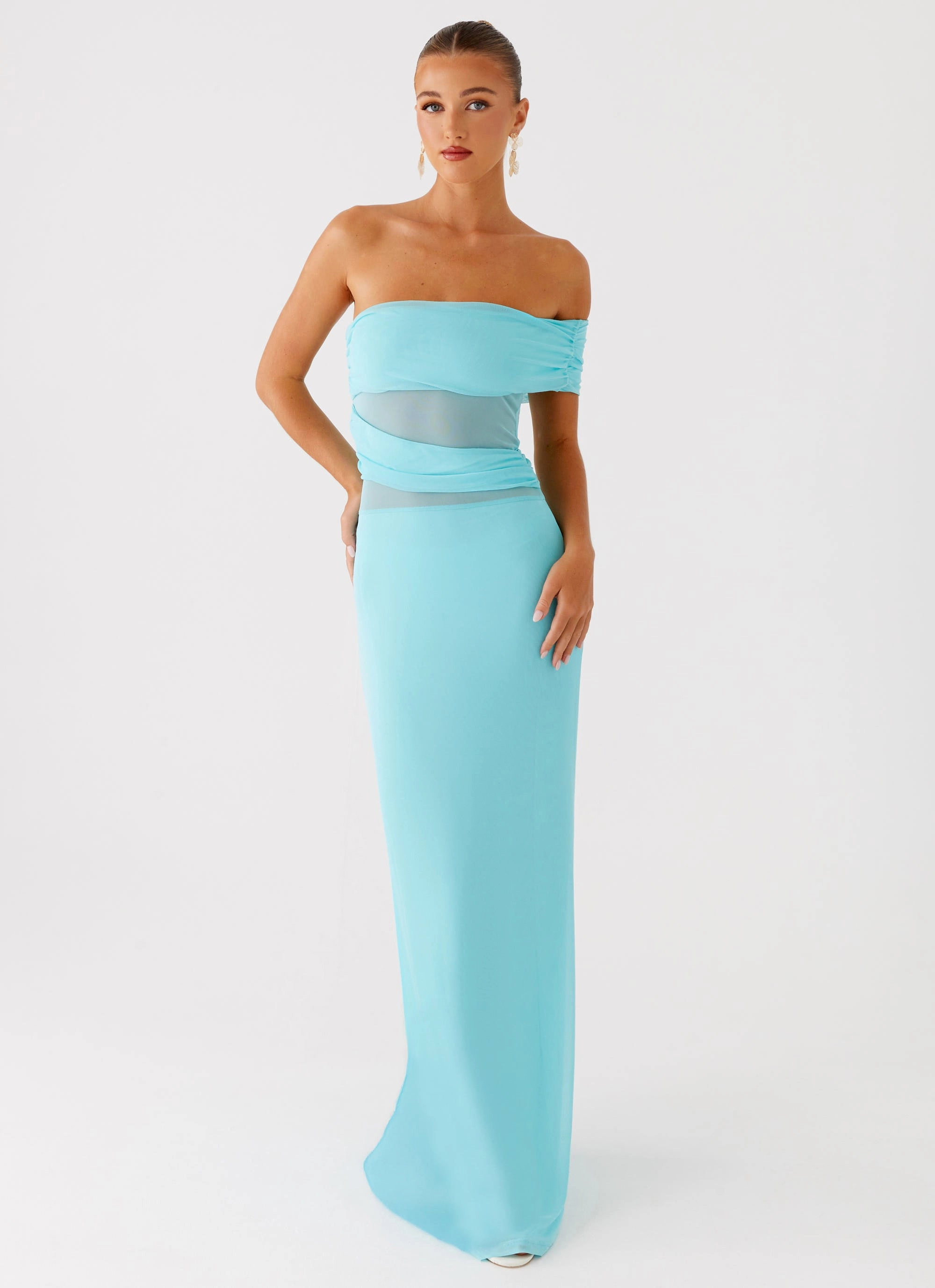 Fresh Motion Comfort and Elegance Lumi Maxi Dress - Turquoise