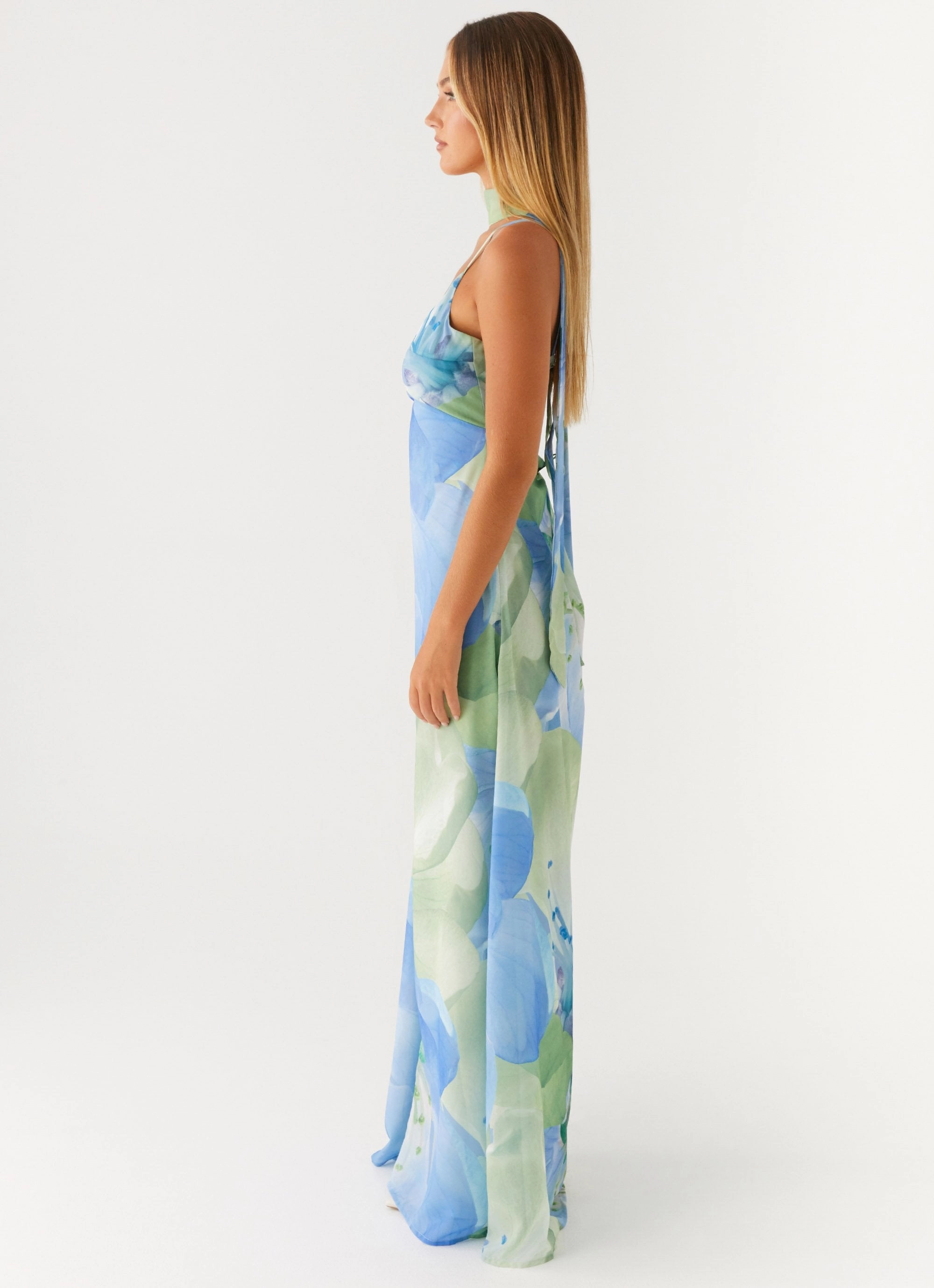 Polished office dress Sanctuary Maxi Dress - Flower Print