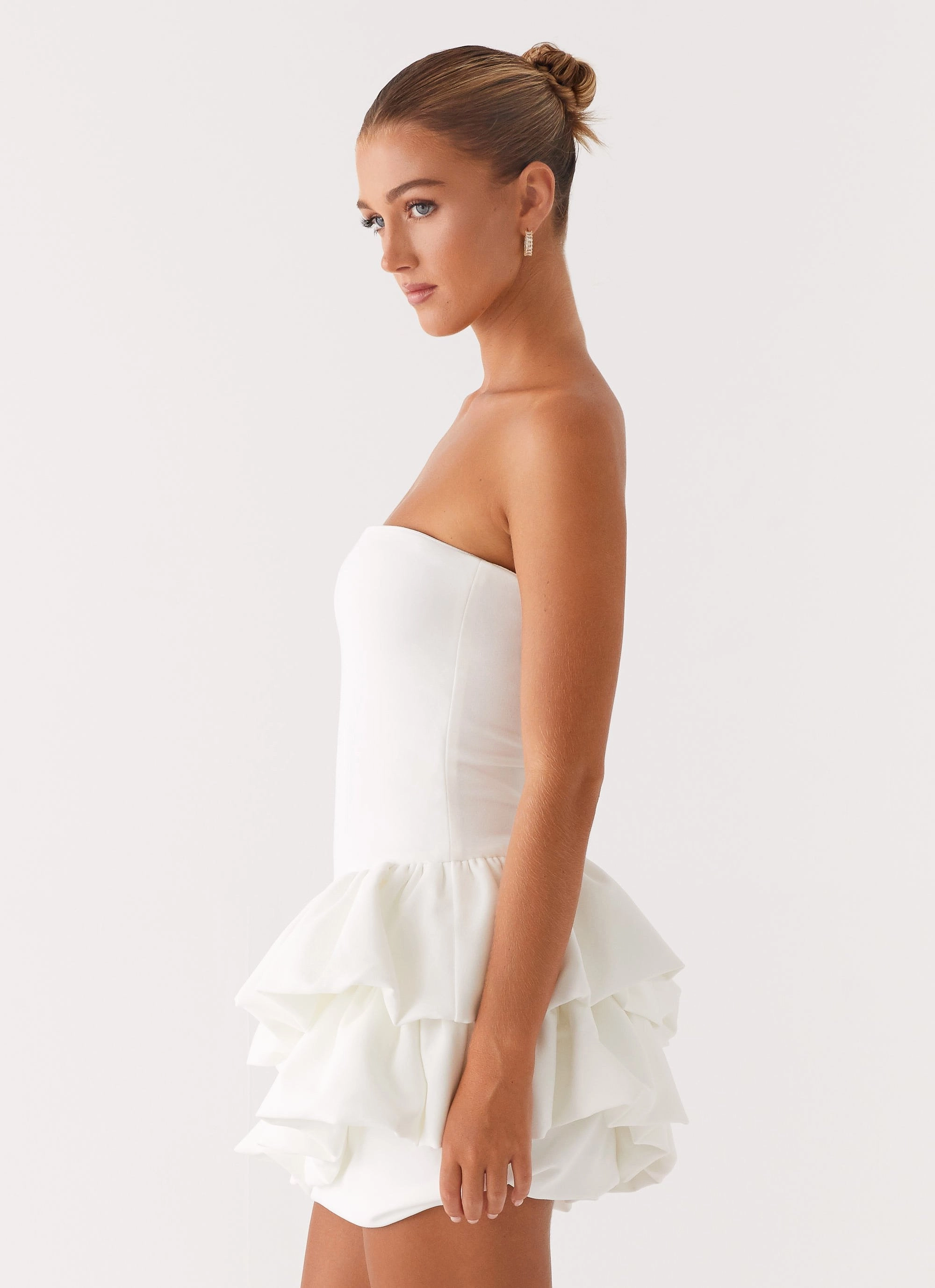 Marie Mini Dress - White Work Chic Mood Look