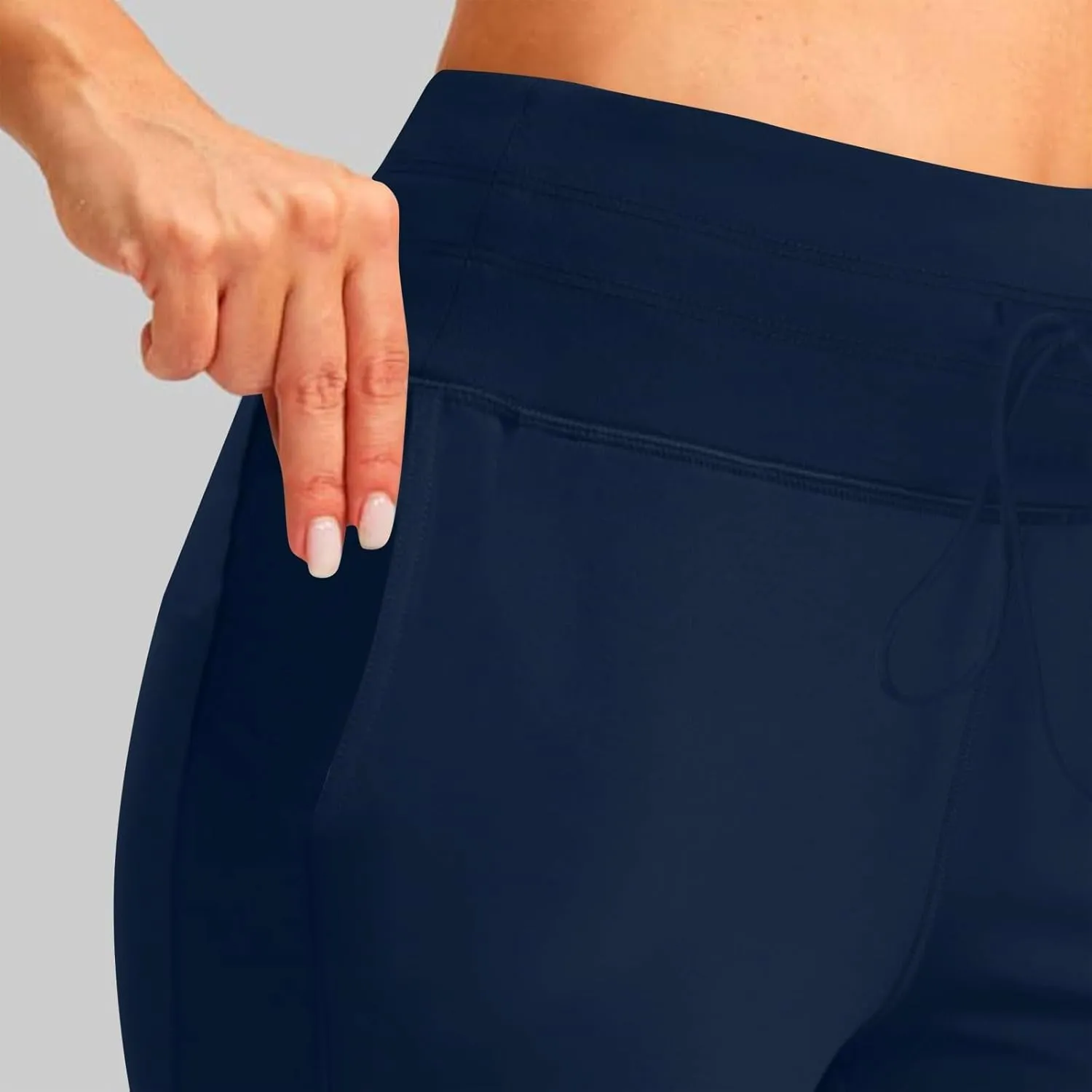 Fleece Lined Joggers Pants for Women High Waisted Water Resistant Thermal Sweatpants Winter Hiking Pants with Pocket