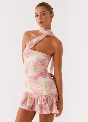 Fashion Fit Fleur Mini Dress - Floral Print