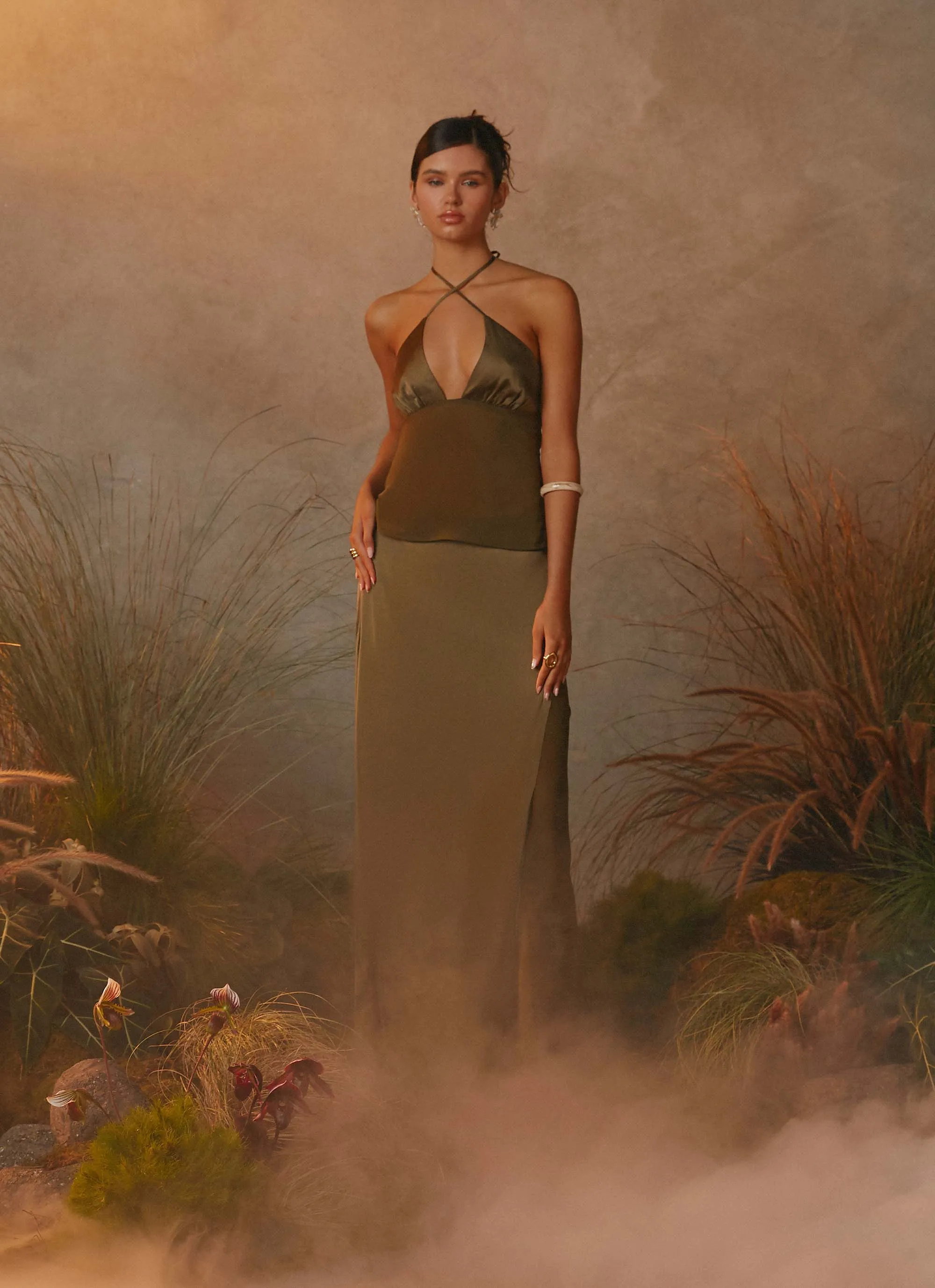 UltravioletProtectionFabric Ellyse Top - Khaki