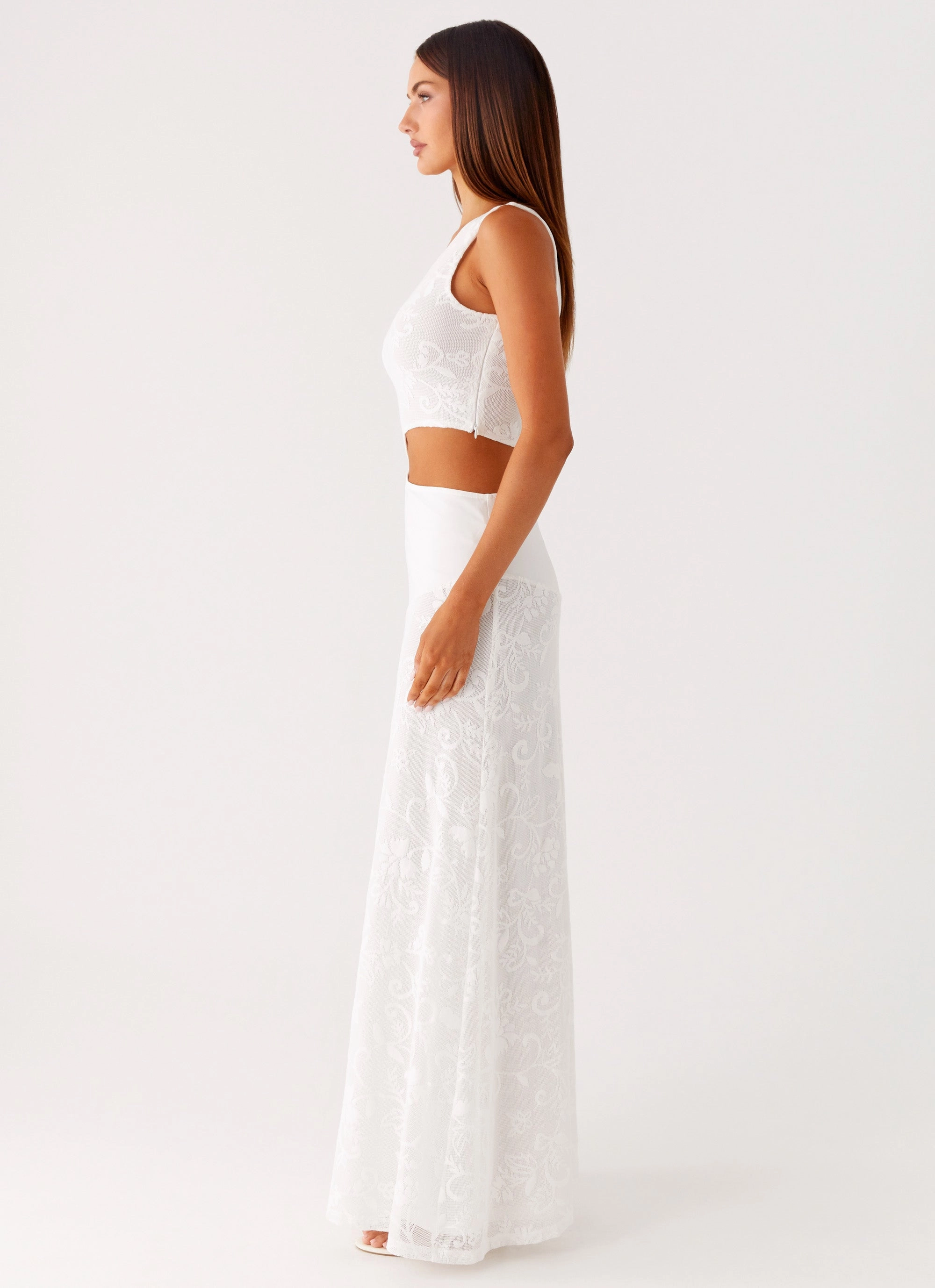 Chic Design More Than Maybe Maxi Dress - White