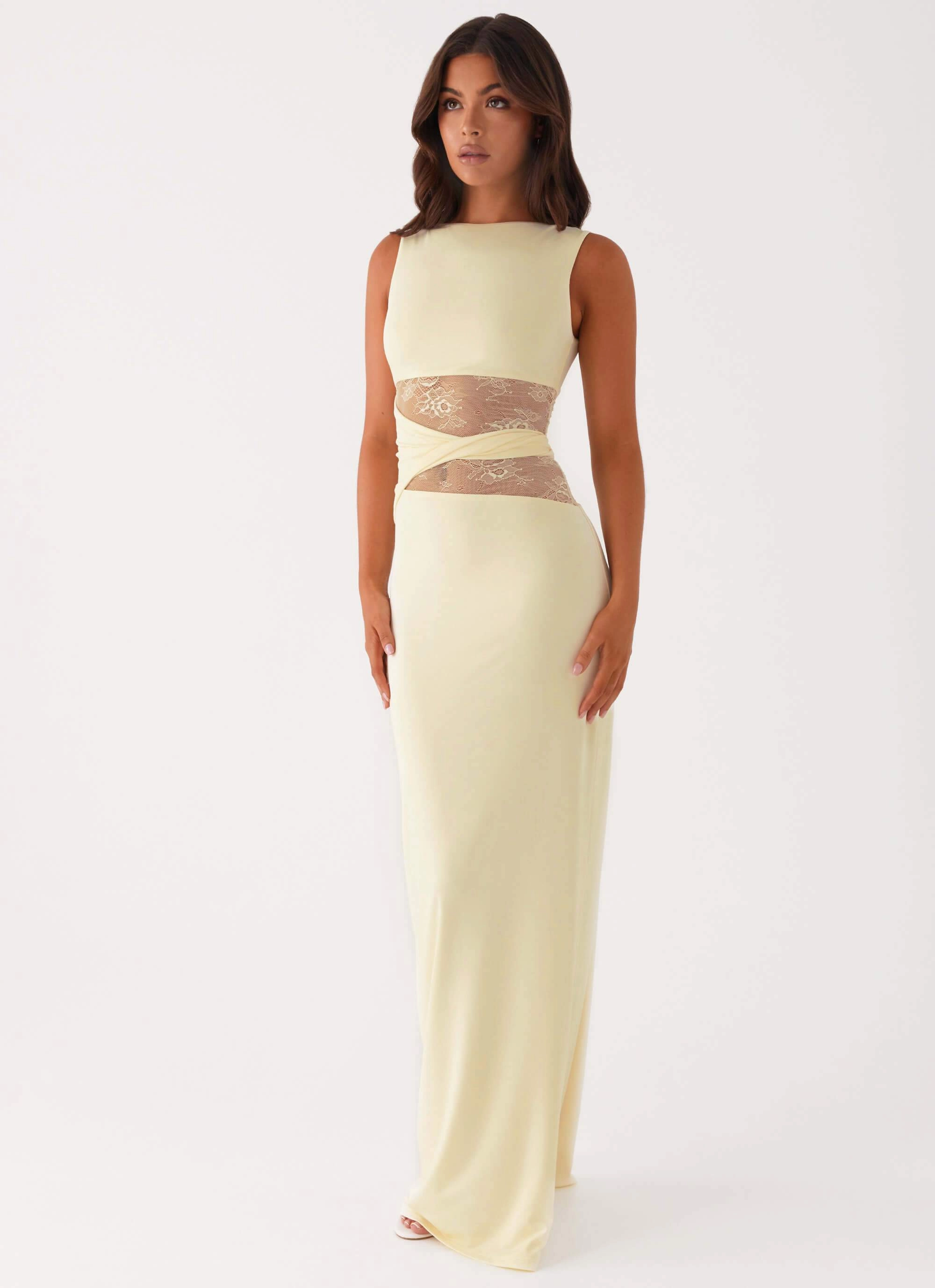 Karma Maxi Dress - Yellow Bride Friend Stay Cool