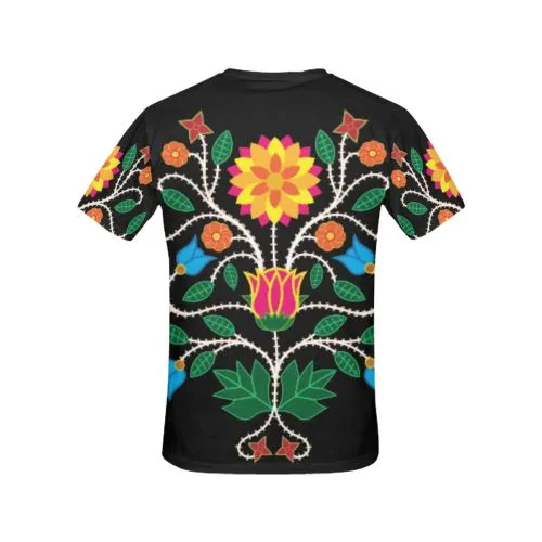 Floral Beadwork-03 T-shirt for Women/Large Size (USA Size) (