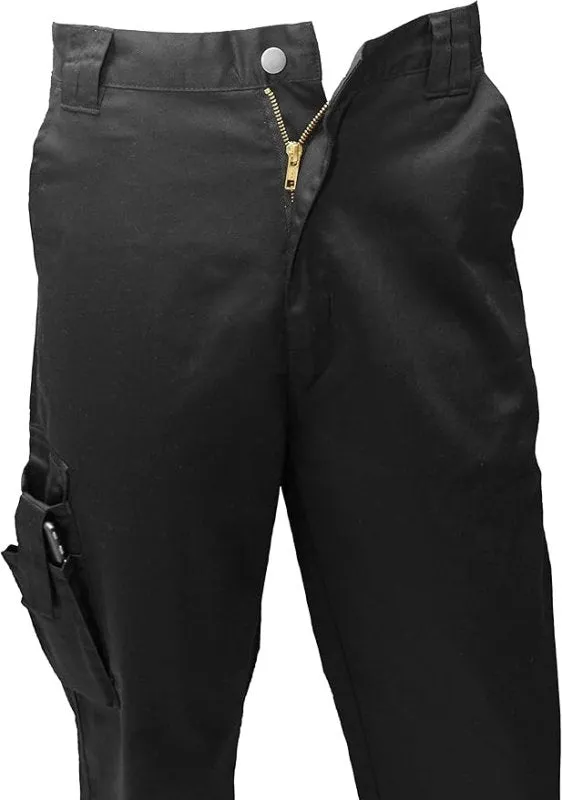 FNT Workwear Multi Pockets Men Cargo Combat Work Trousers Work Pants with Button & Zip Fly