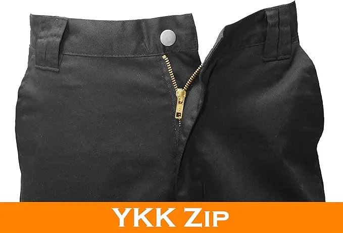 FNT Workwear Multi Pockets Men Cargo Combat Work Trousers Work Pants with Button & Zip Fly