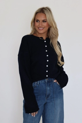 Format Sweater Cardigan- Navy AntiPilling Treatment Format Sweater Cardigan- Navy Wrinkle Free Weave