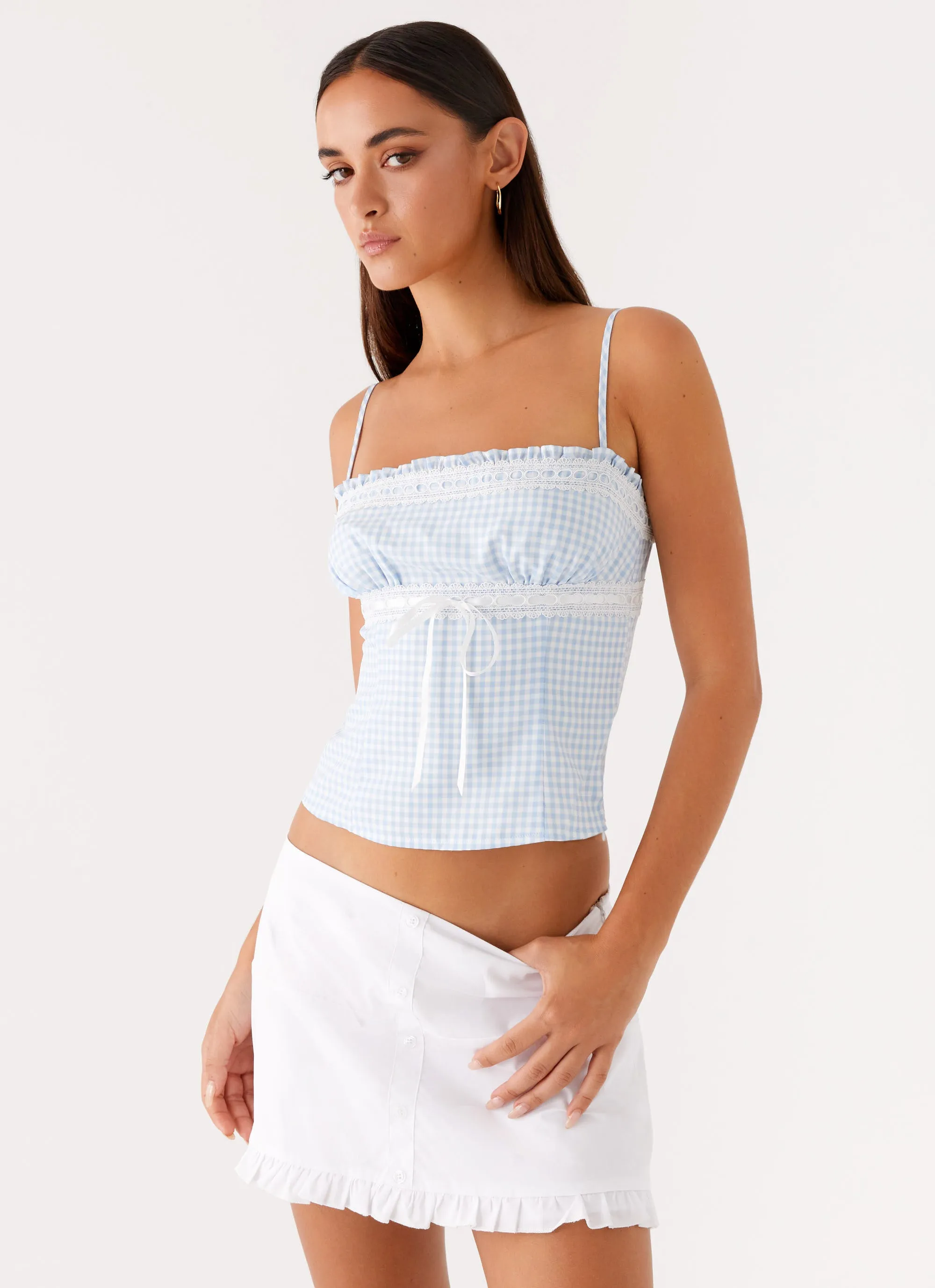 Bristol Mini Skirt - White Artistic Influence Everyday Line