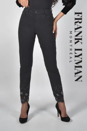 Frank Lyman Dimante Denim Jean-Black
