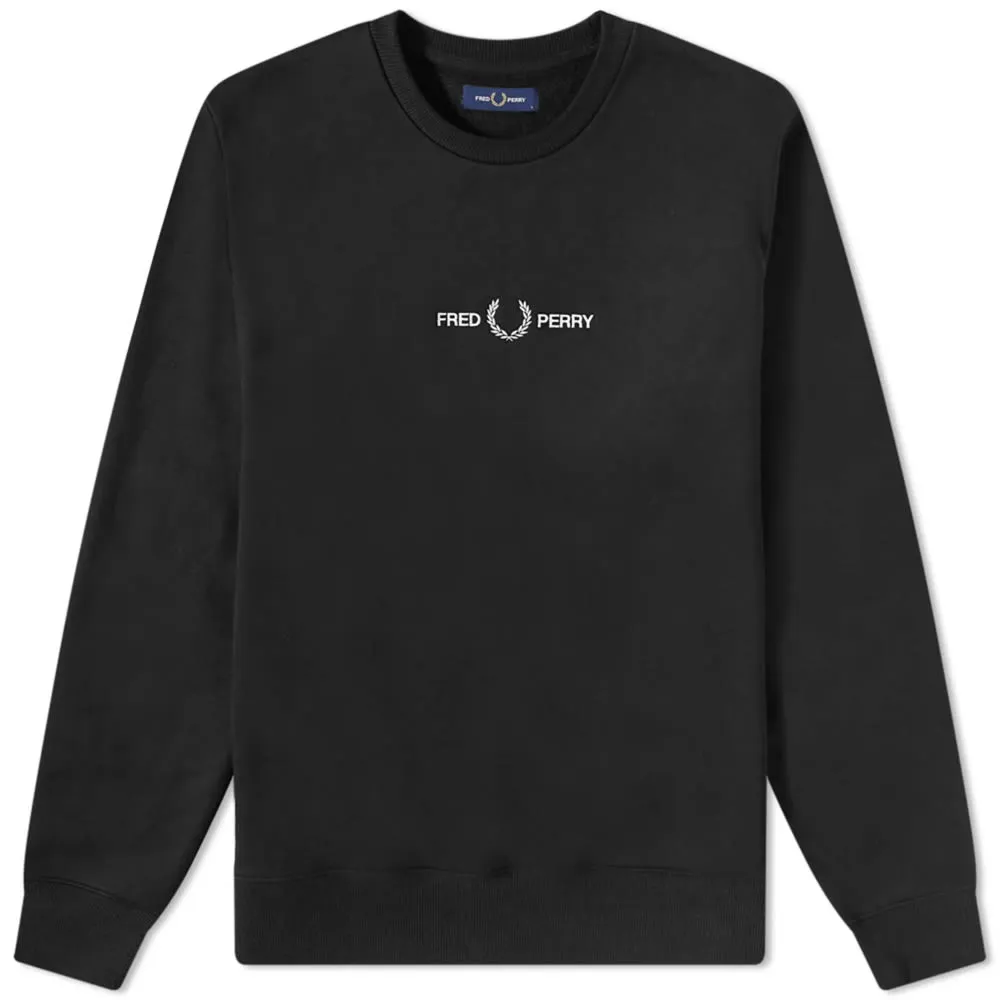 Fred Perry Embroidered Sweatshirt