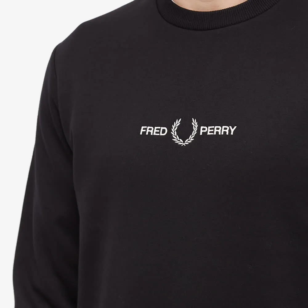 Fred Perry Embroidered Sweatshirt