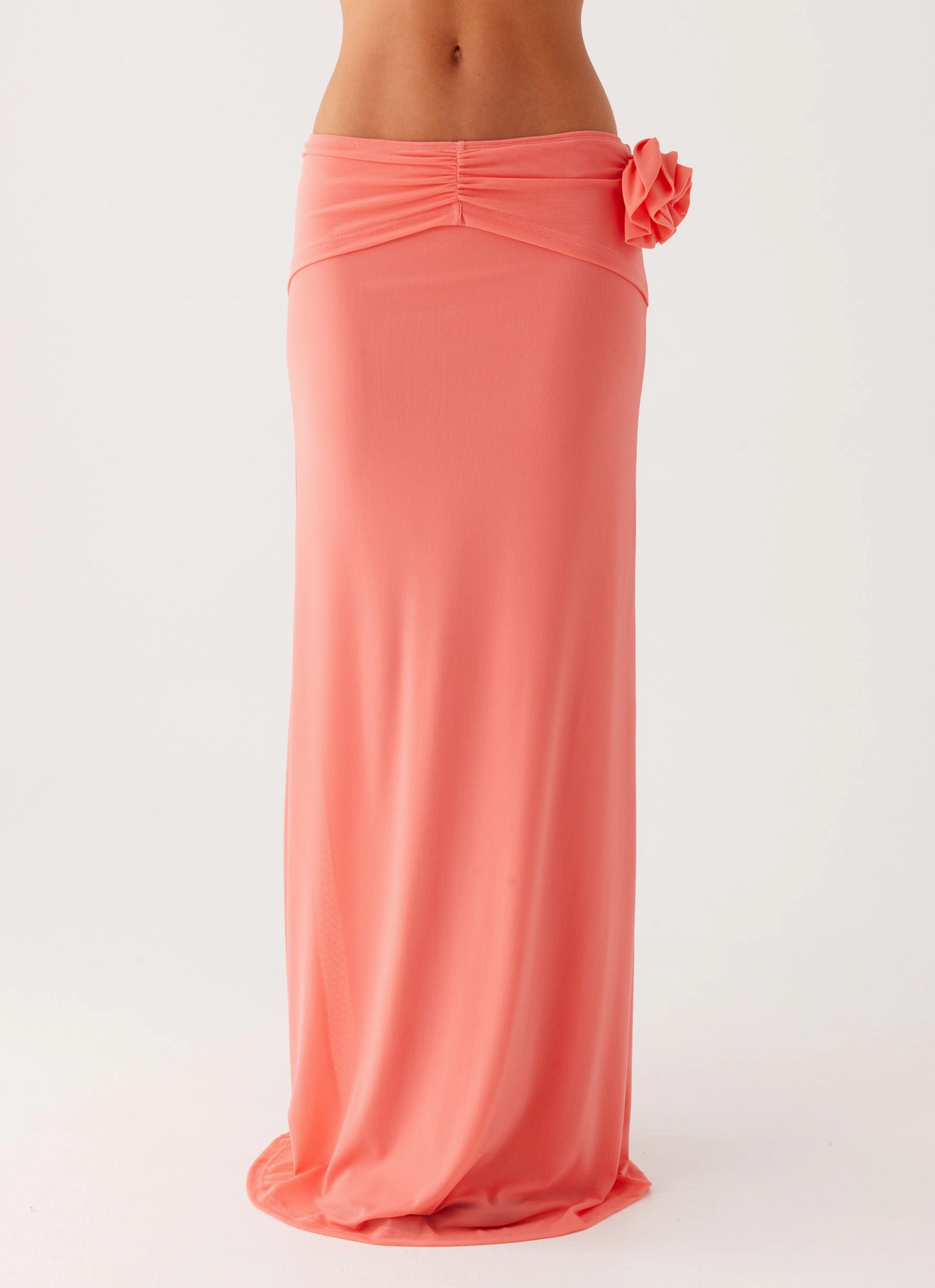 Neutral Look Jayce Maxi Skirt - Salmon