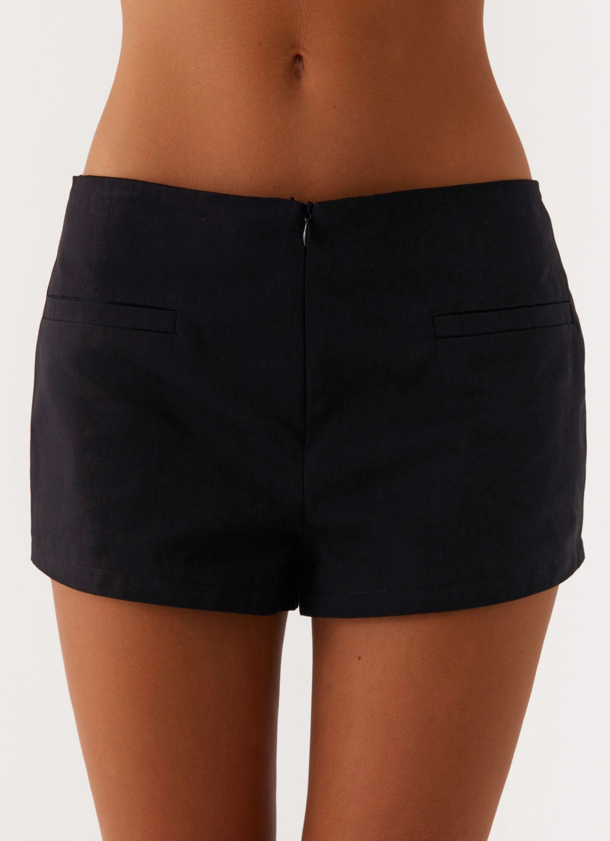 MachineWashableFabric Nia Micro Short - Black
