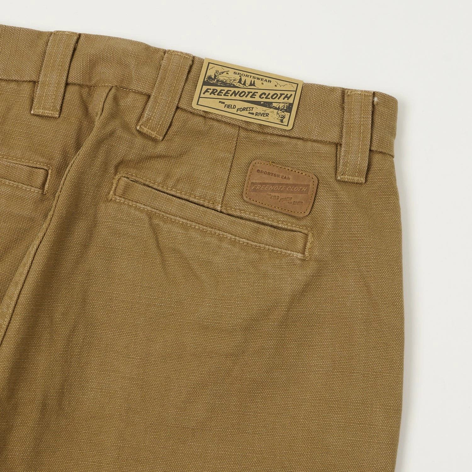 Freenote Cloth Heavyweight 14oz Slub Deck Pant - Tan