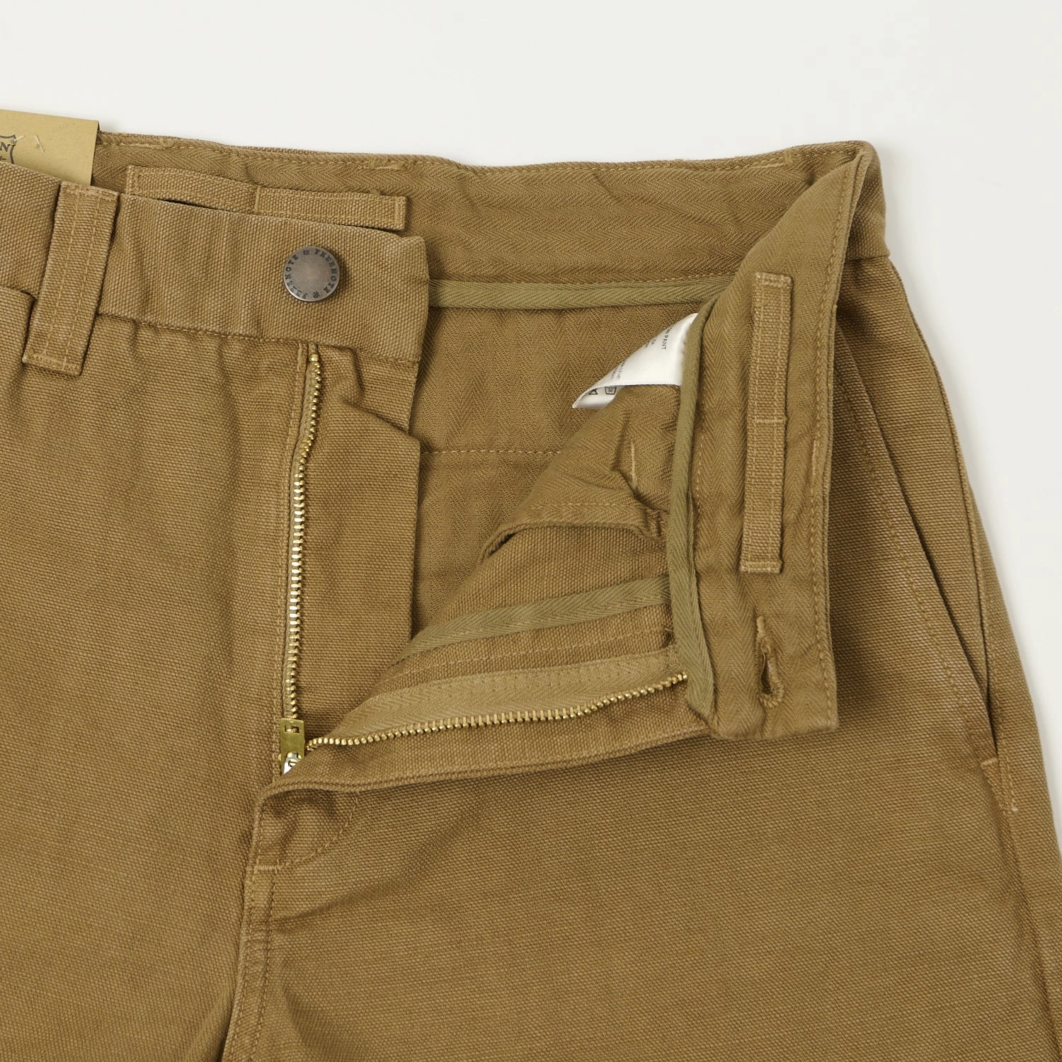Freenote Cloth Heavyweight 14oz Slub Deck Pant - Tan
