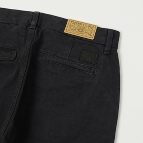 Freenote Cloth Heavyweight 14oz Slub Workers Chino - Black
