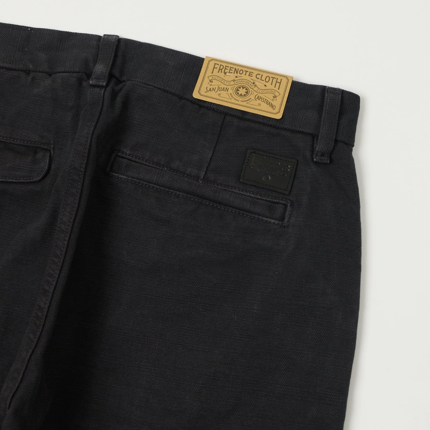 Freenote Cloth Heavyweight 14oz Slub Workers Chino - Black