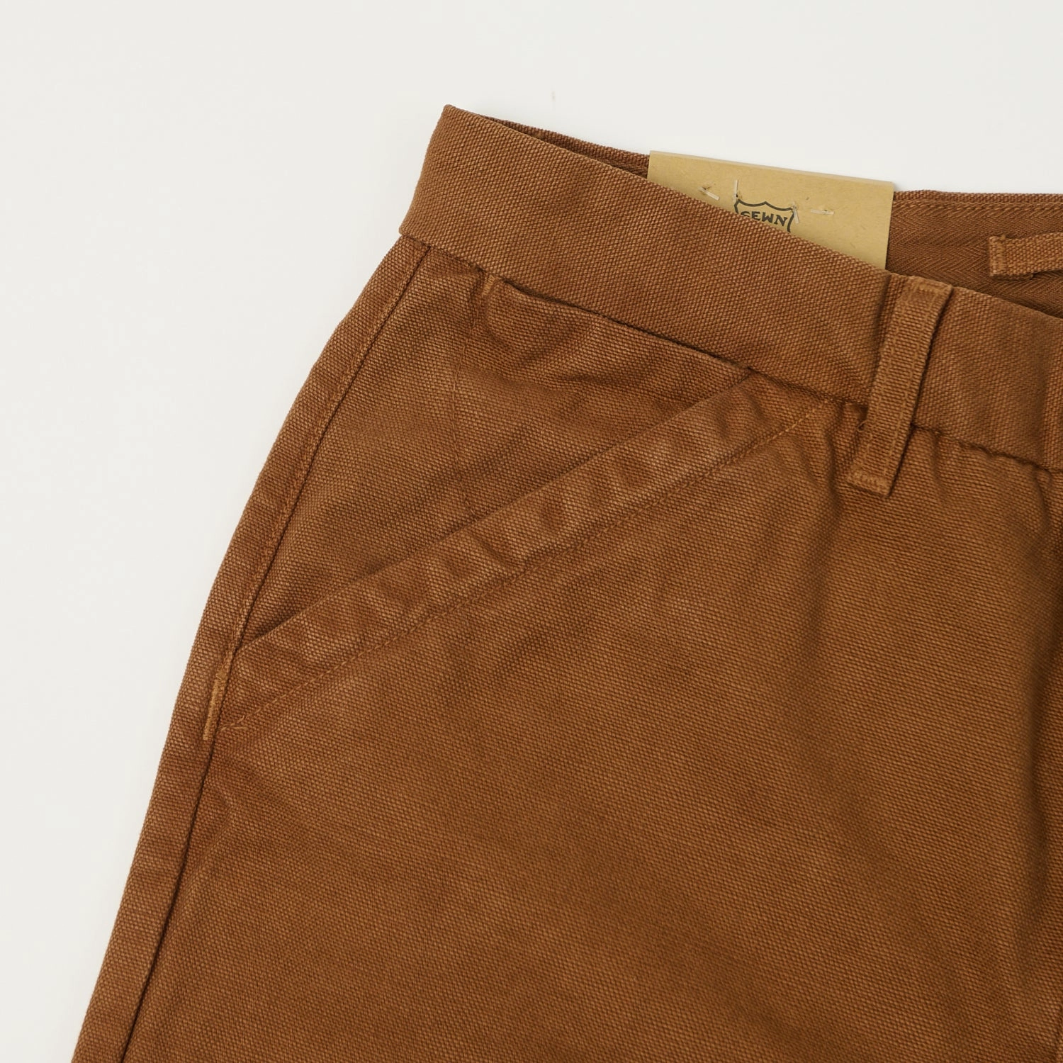 Freenote Cloth Heavyweight 14oz Slub Workers Chino - Rust