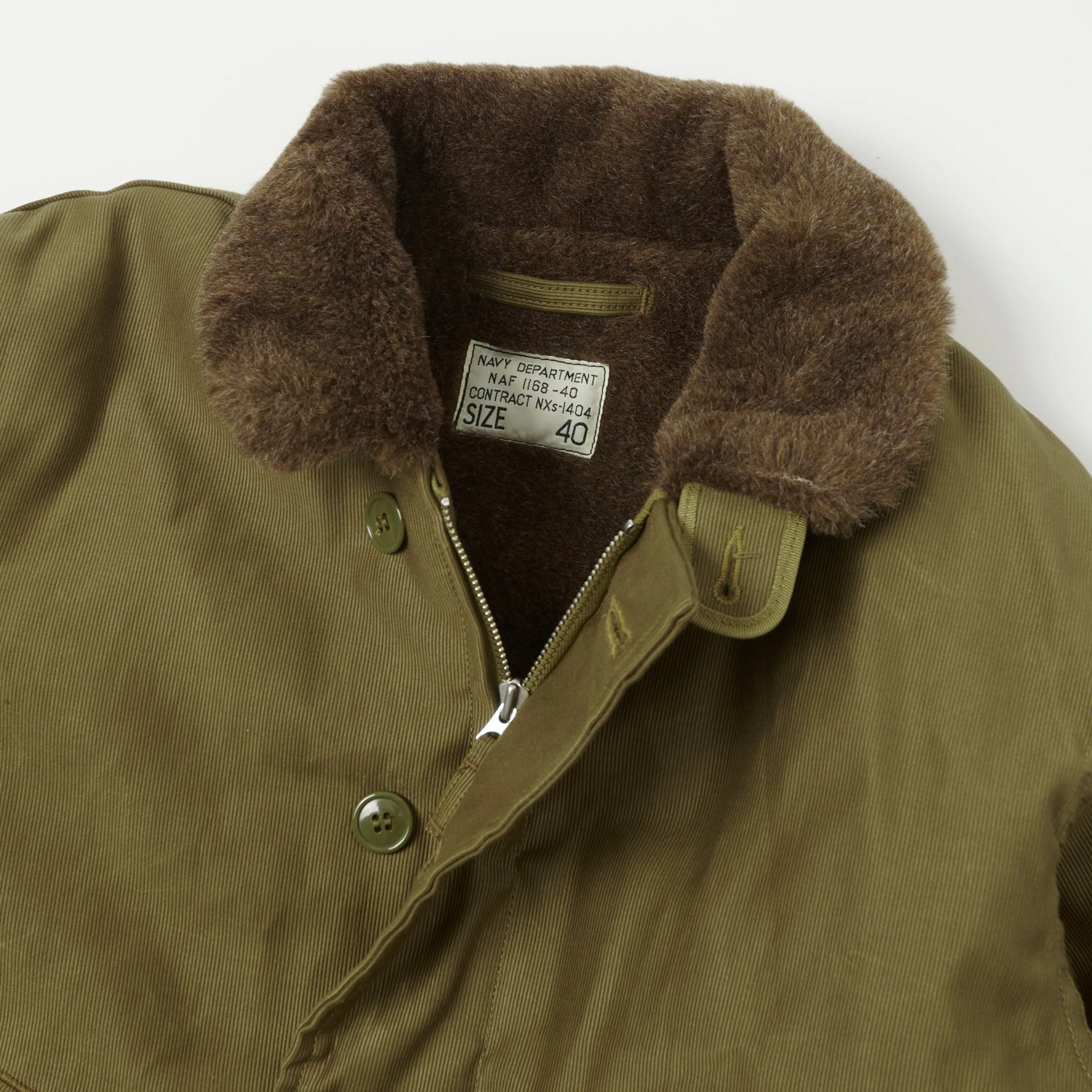 Freewheelers & Co 1940's Type N-1 Deck Jacket - Khaki/Beige