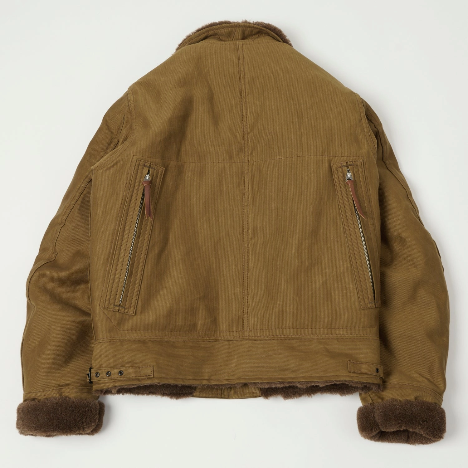 Freewheelers & Co 'Winter Aviators' Jacket - Sepia Brown