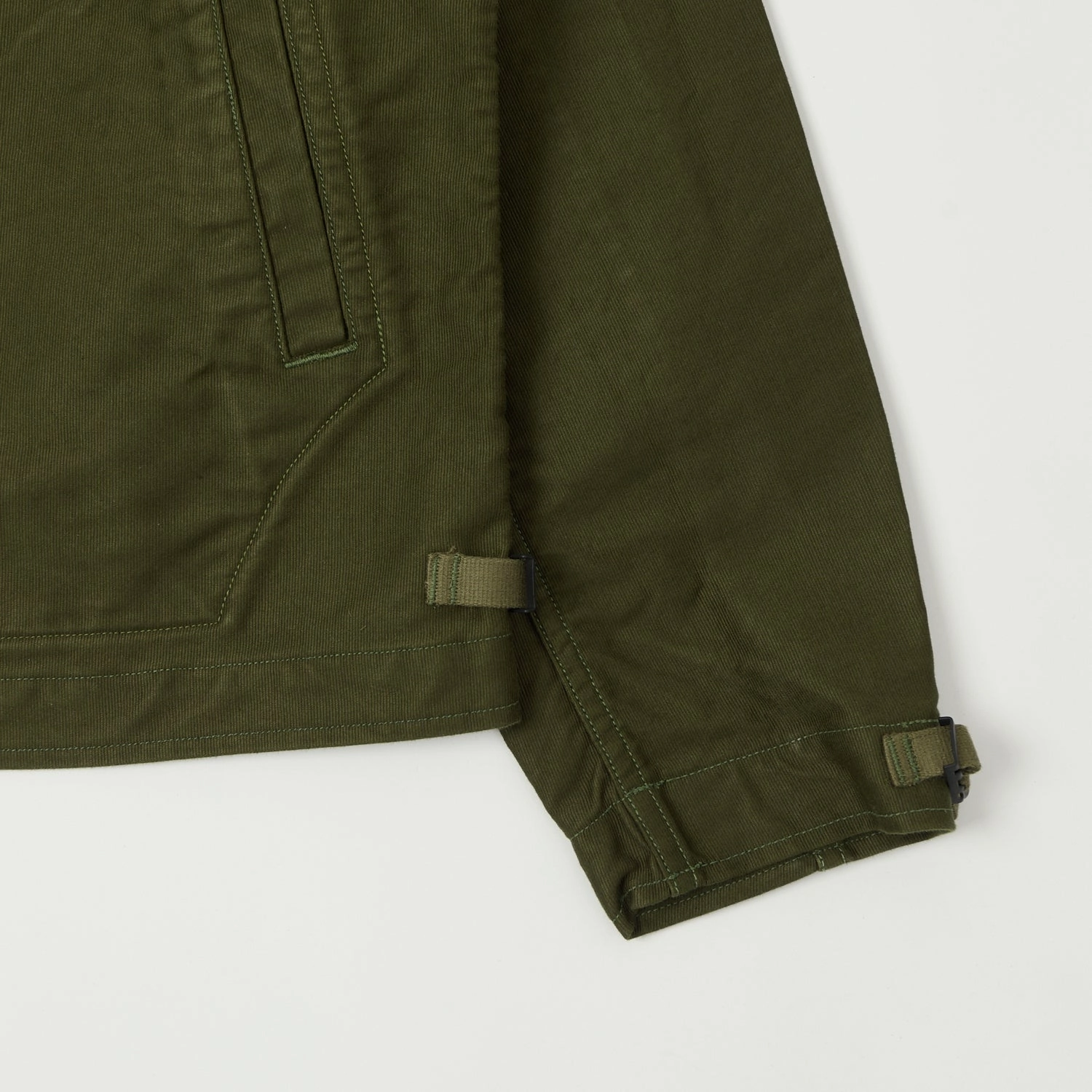 Freewheelers & Co Deck Worker Jacket - Dark Khaki Green
