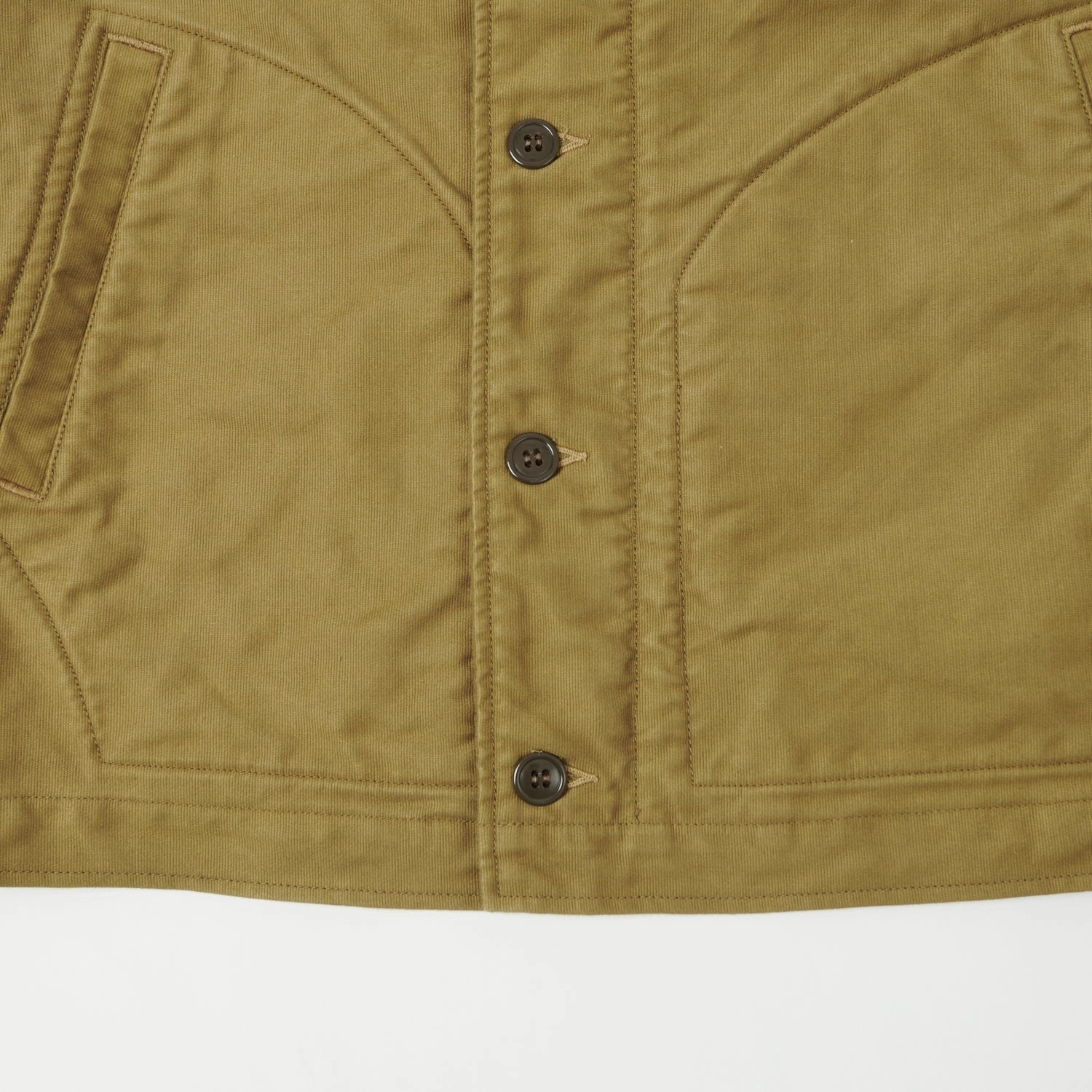 Freewheelers & Co Deck Worker Jacket - Khaki Beige