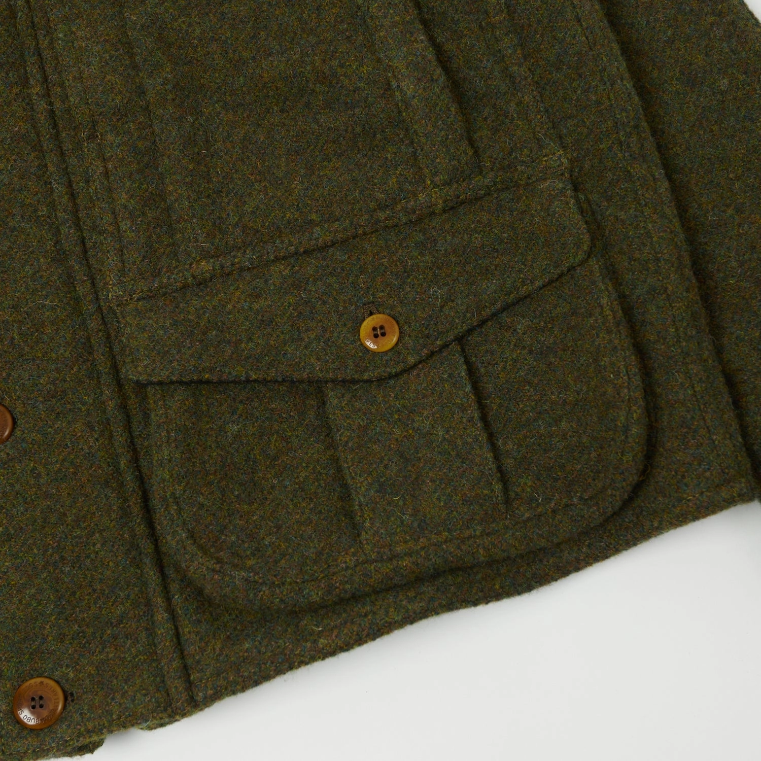 Freewheelers & Co Great Lakes 'Grizzly' Jacket - Grained Olive