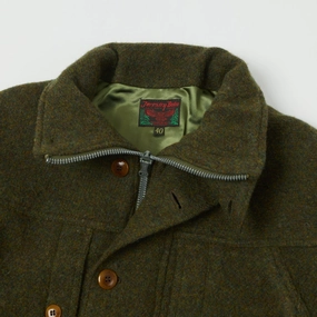 Freewheelers & Co Great Lakes 'Grizzly' Jacket - Grained Olive