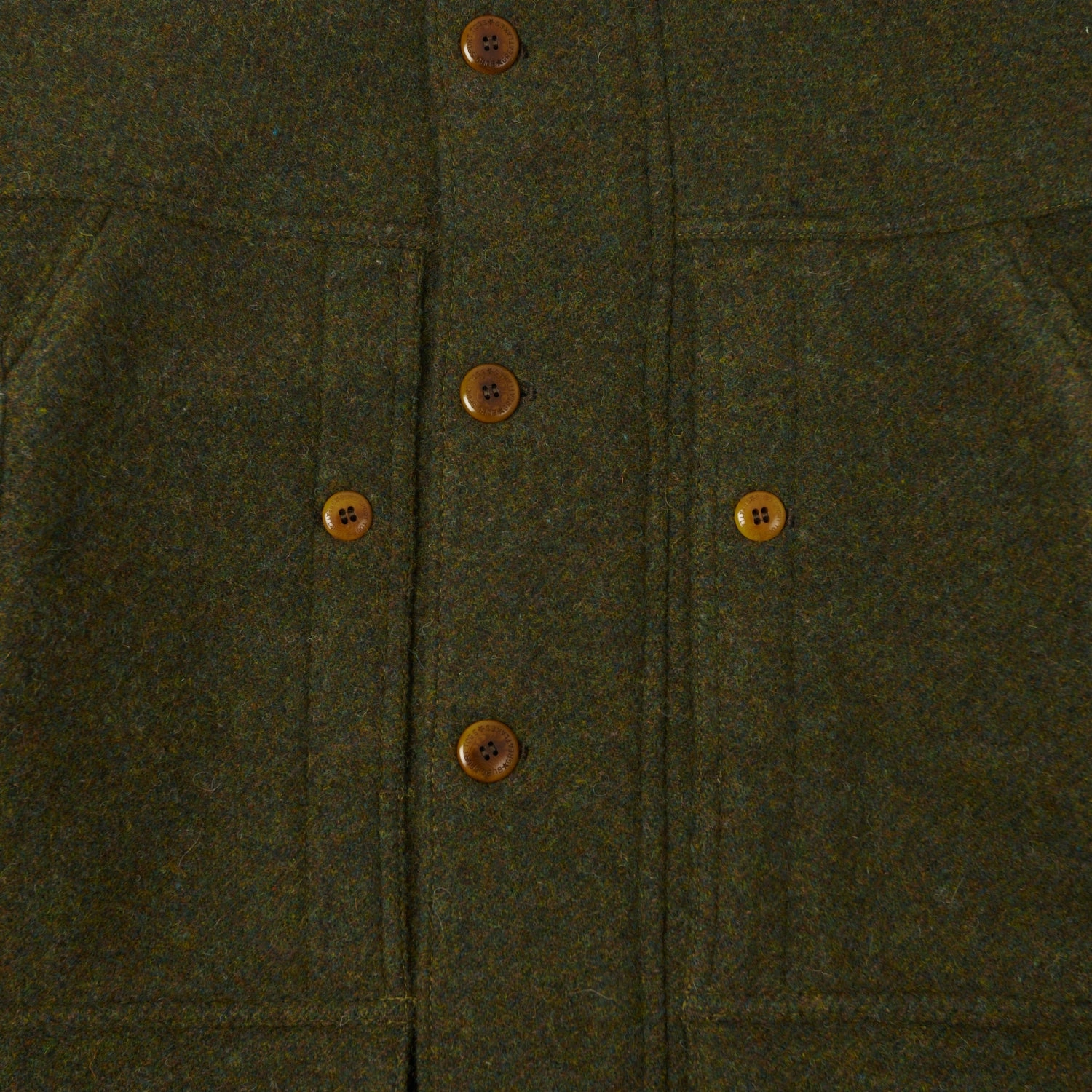Freewheelers & Co Great Lakes 'Grizzly' Jacket - Grained Olive