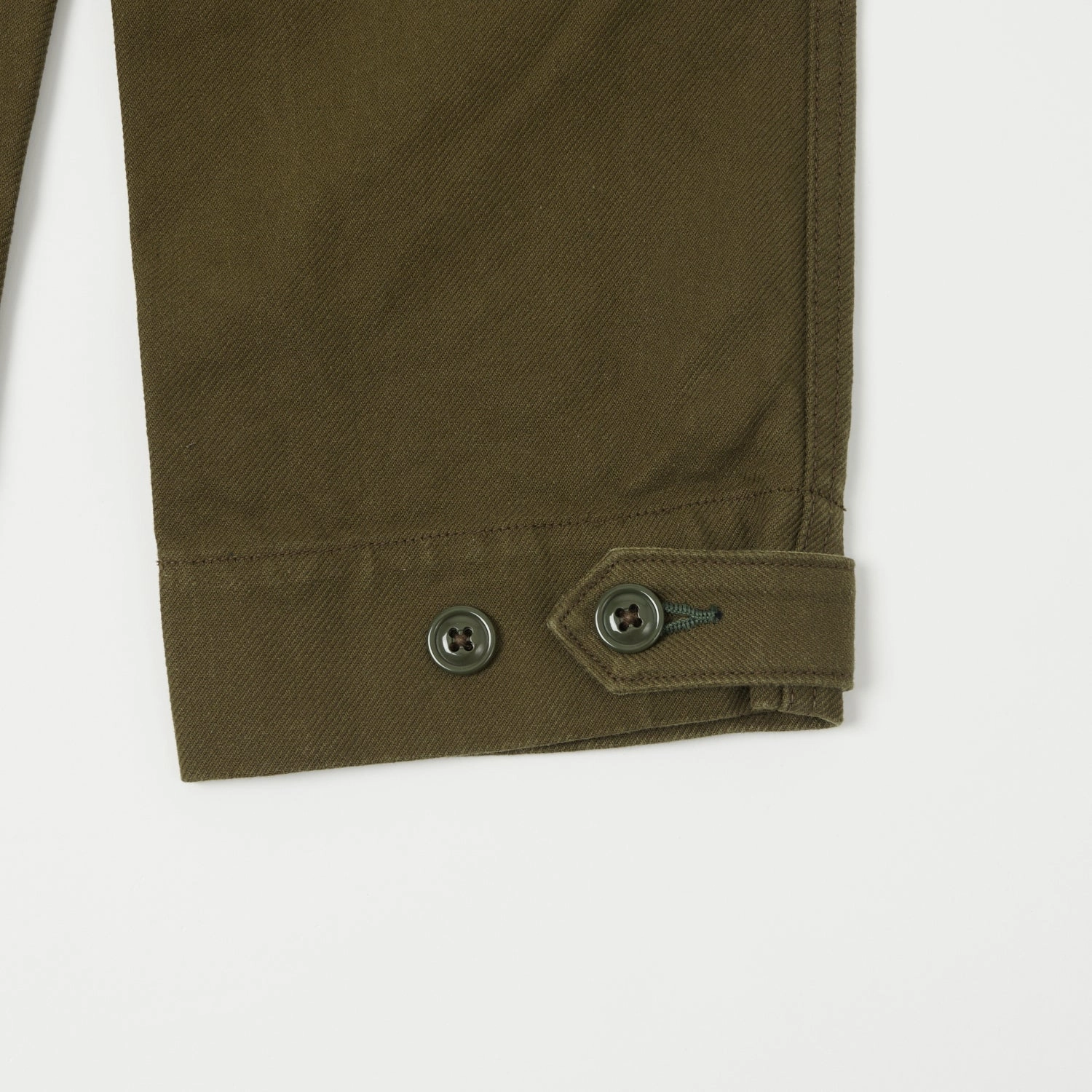Freewheelers & Co Military 'Aviators' Trouser - Dark Olive