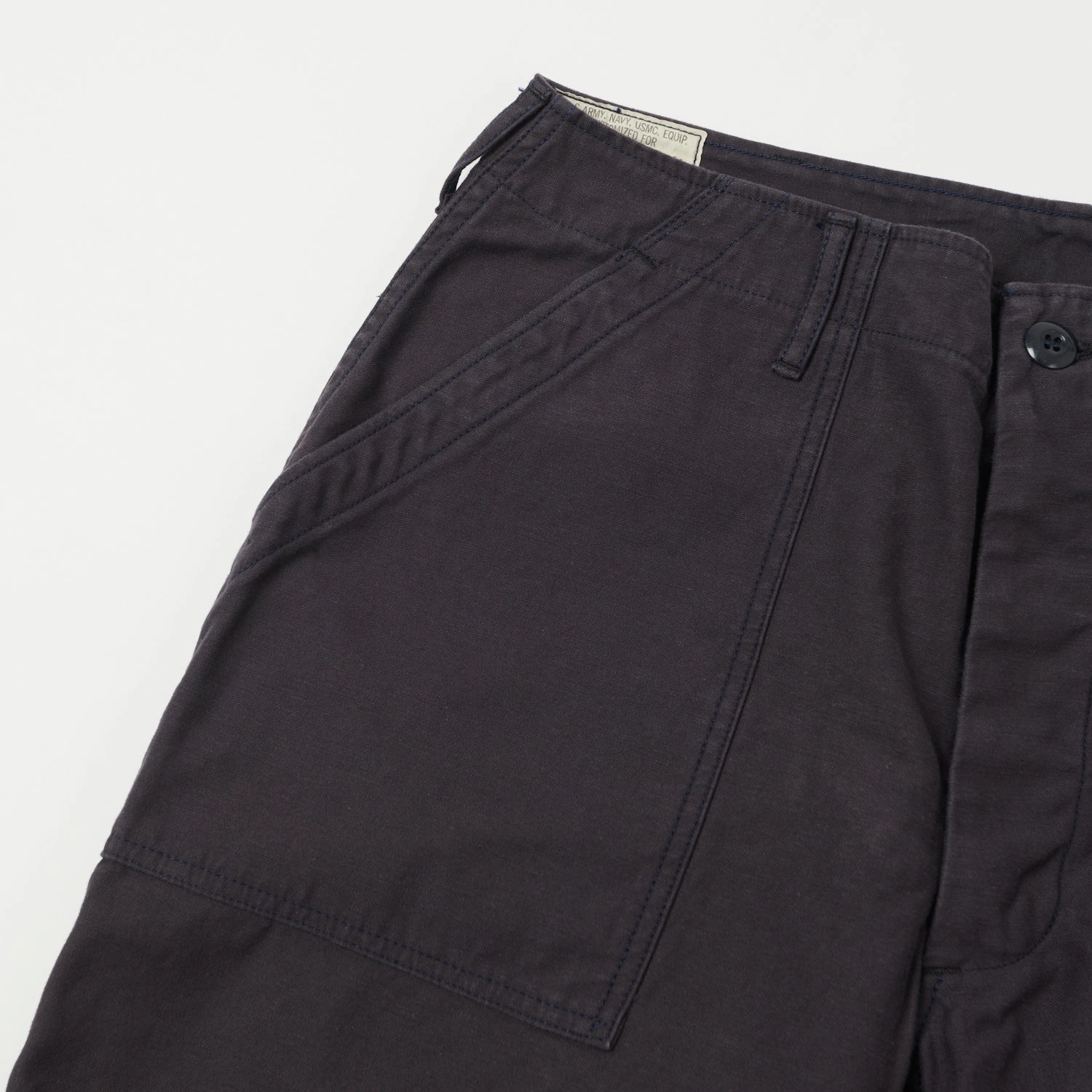 Freewheelers & Co Military Utility Trouser - Eggplant Navy