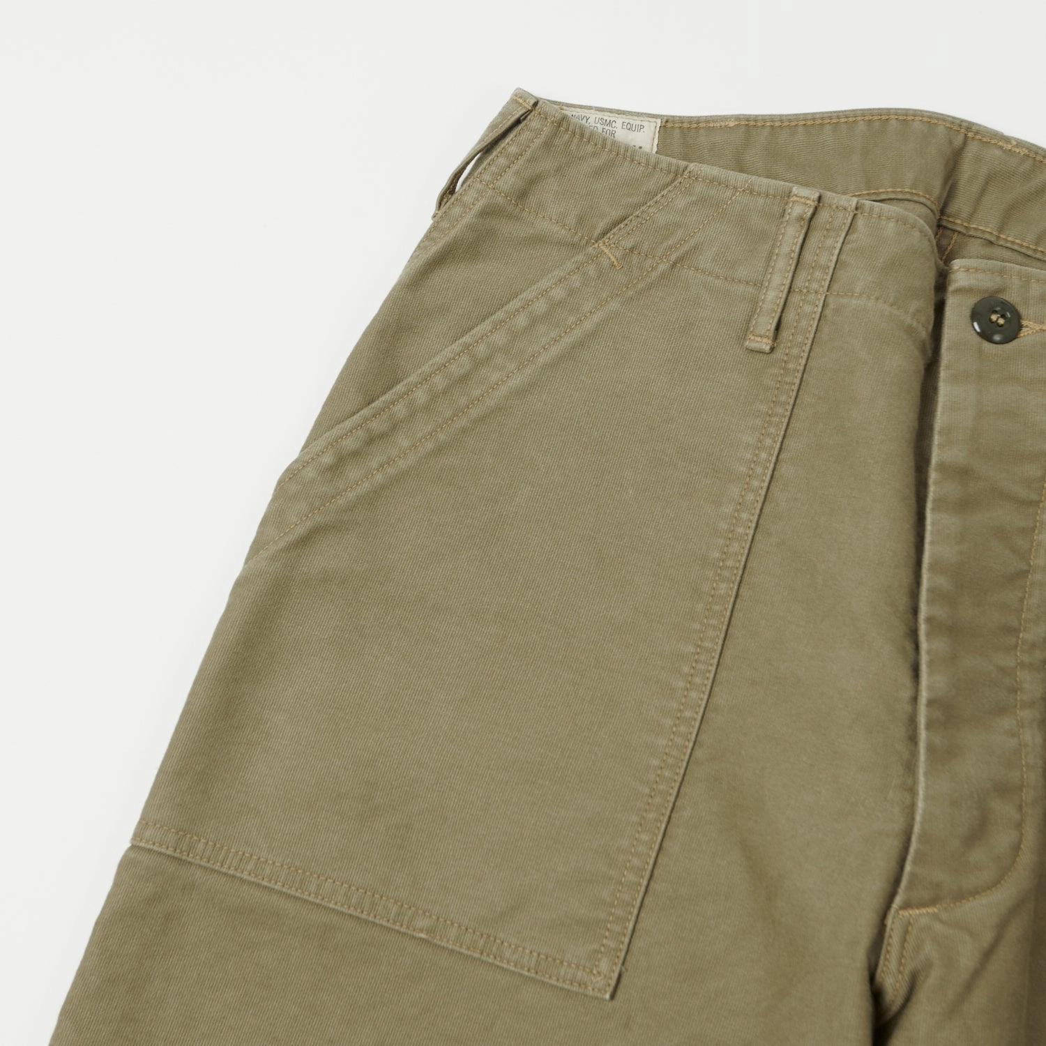 Freewheelers & Co Military Utility Trouser - Khaki Beige