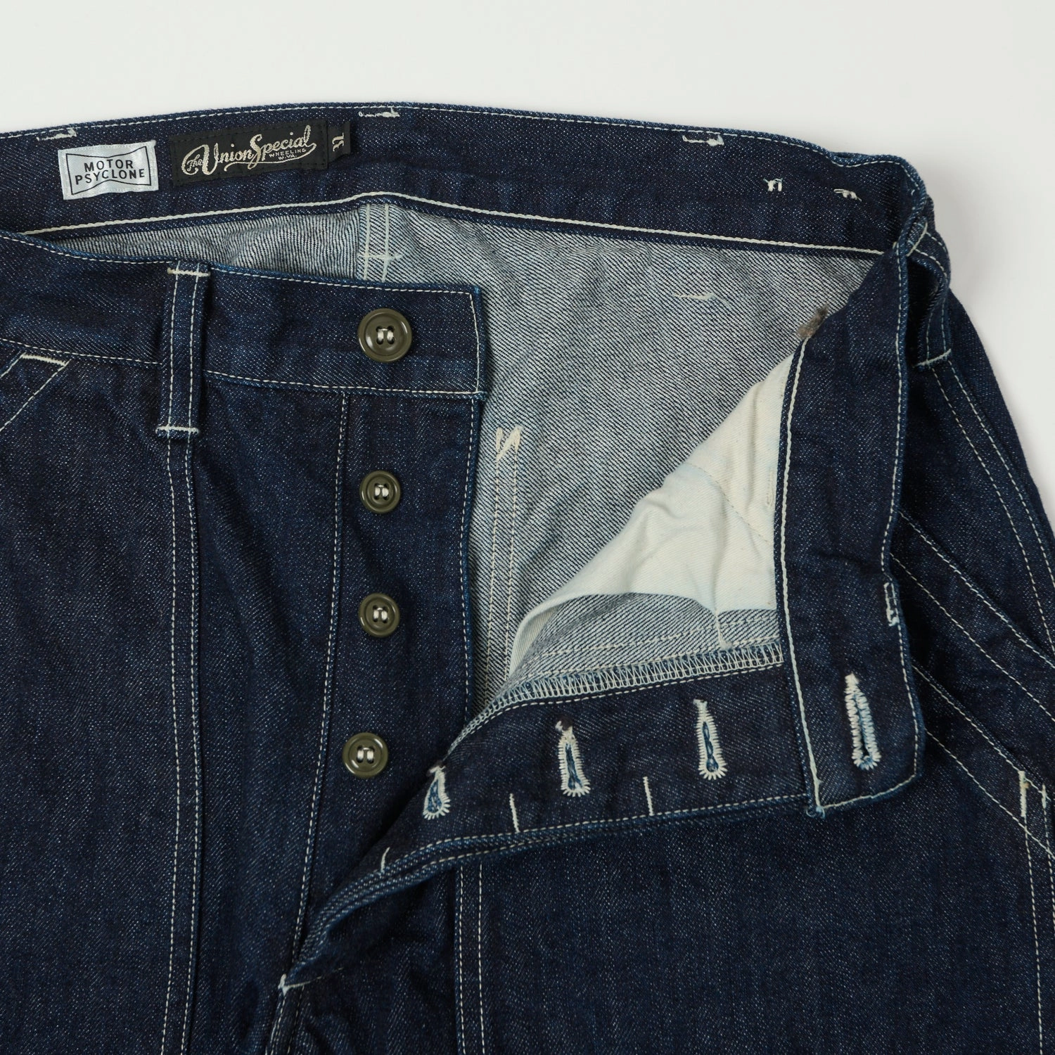 Freewheelers & Co Motor Psyclone 'Chopper Builder' Work Trouser - One Wash