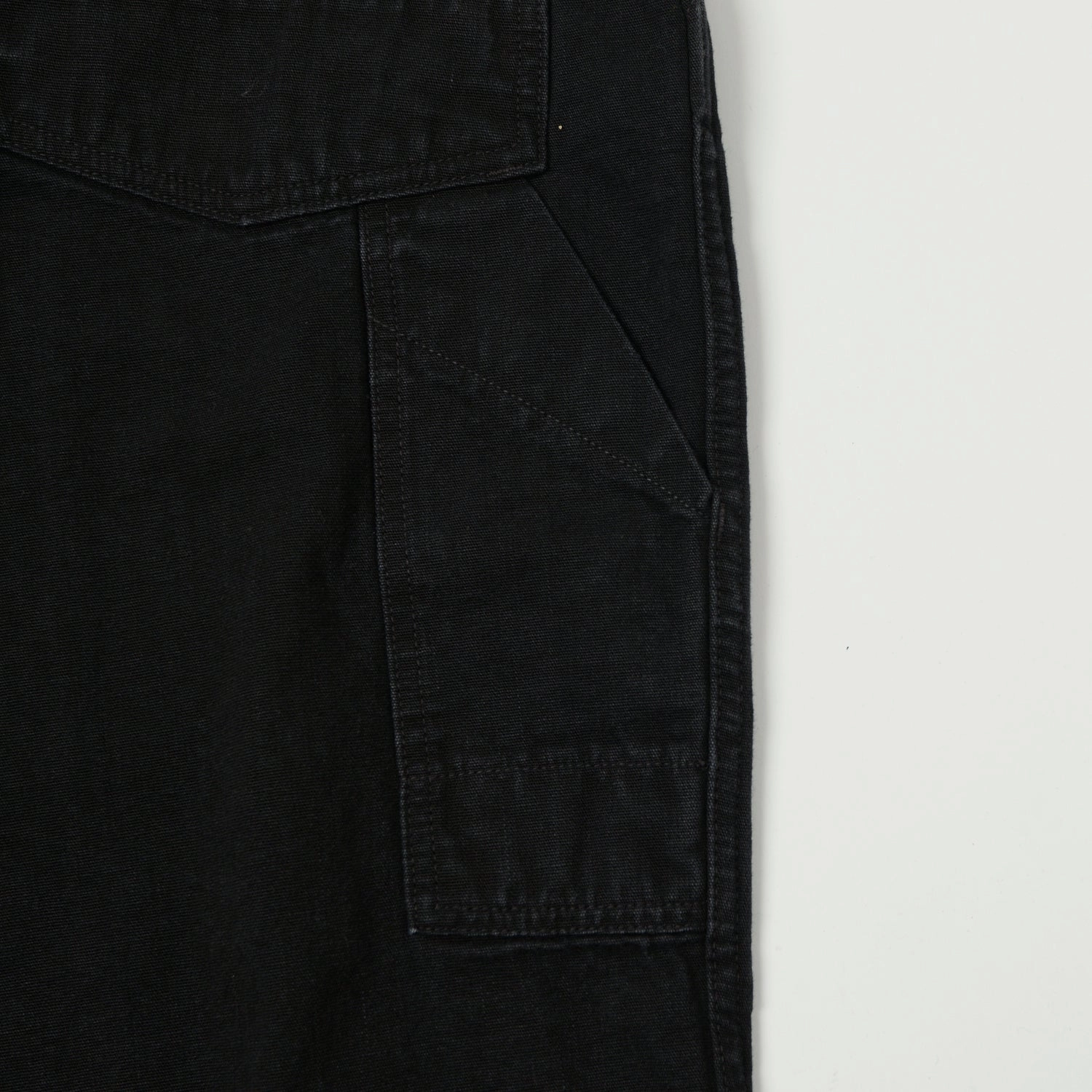 Freewheelers & Co Motor Psyclone 'Chopper Builder' Work Trousers - Rude Black