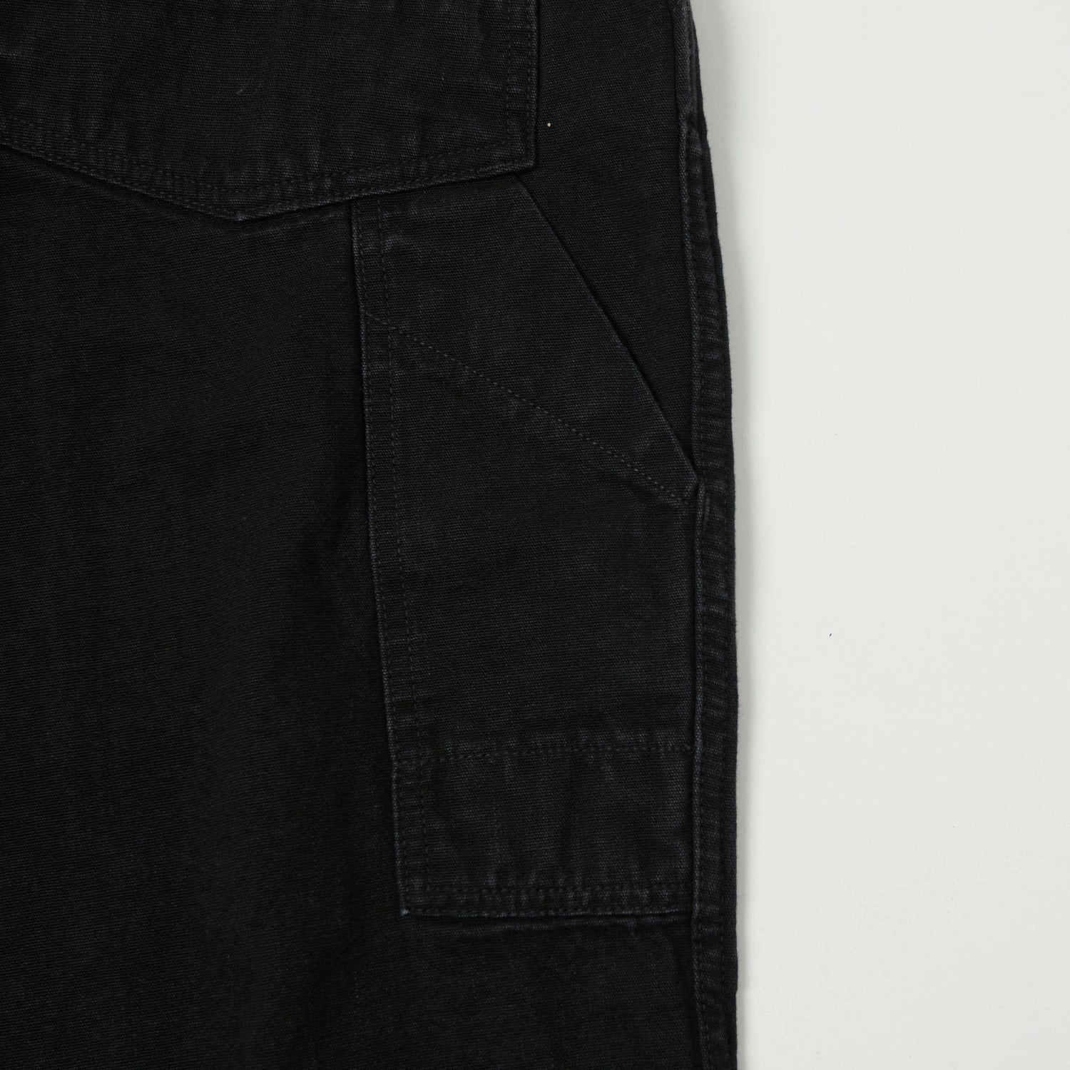 Freewheelers & Co Motor Psyclone 'Chopper Builder' Work Trousers - Rude Black