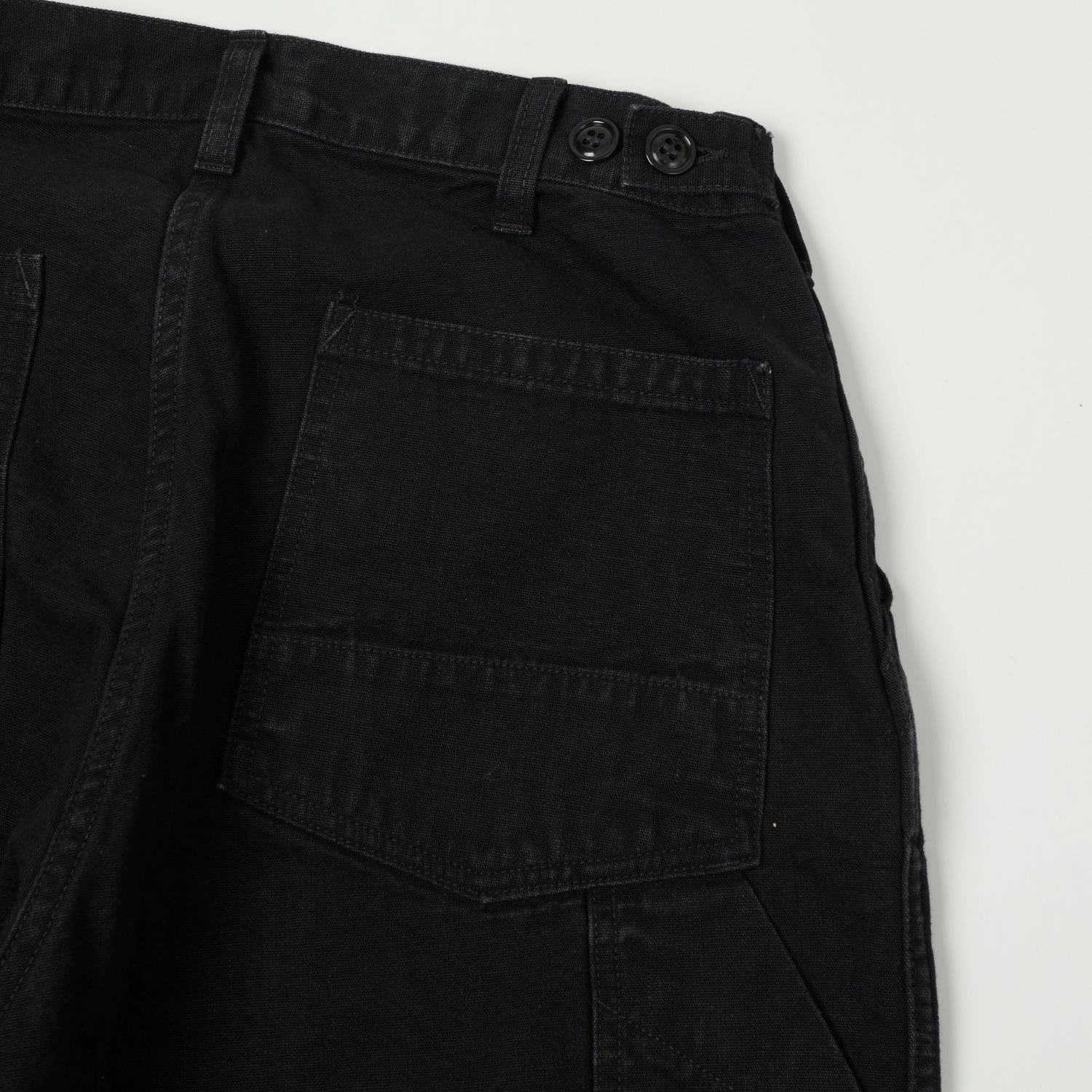 Freewheelers & Co Motor Psyclone 'Chopper Builder' Work Trousers - Rude Black