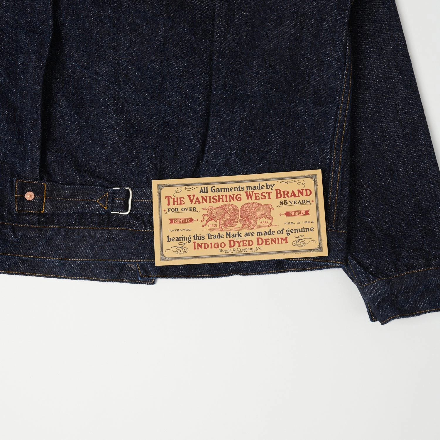 Freewheelers & Co The Vanishing West 506XX 1933 Type-I Denim Jacket - One Wash